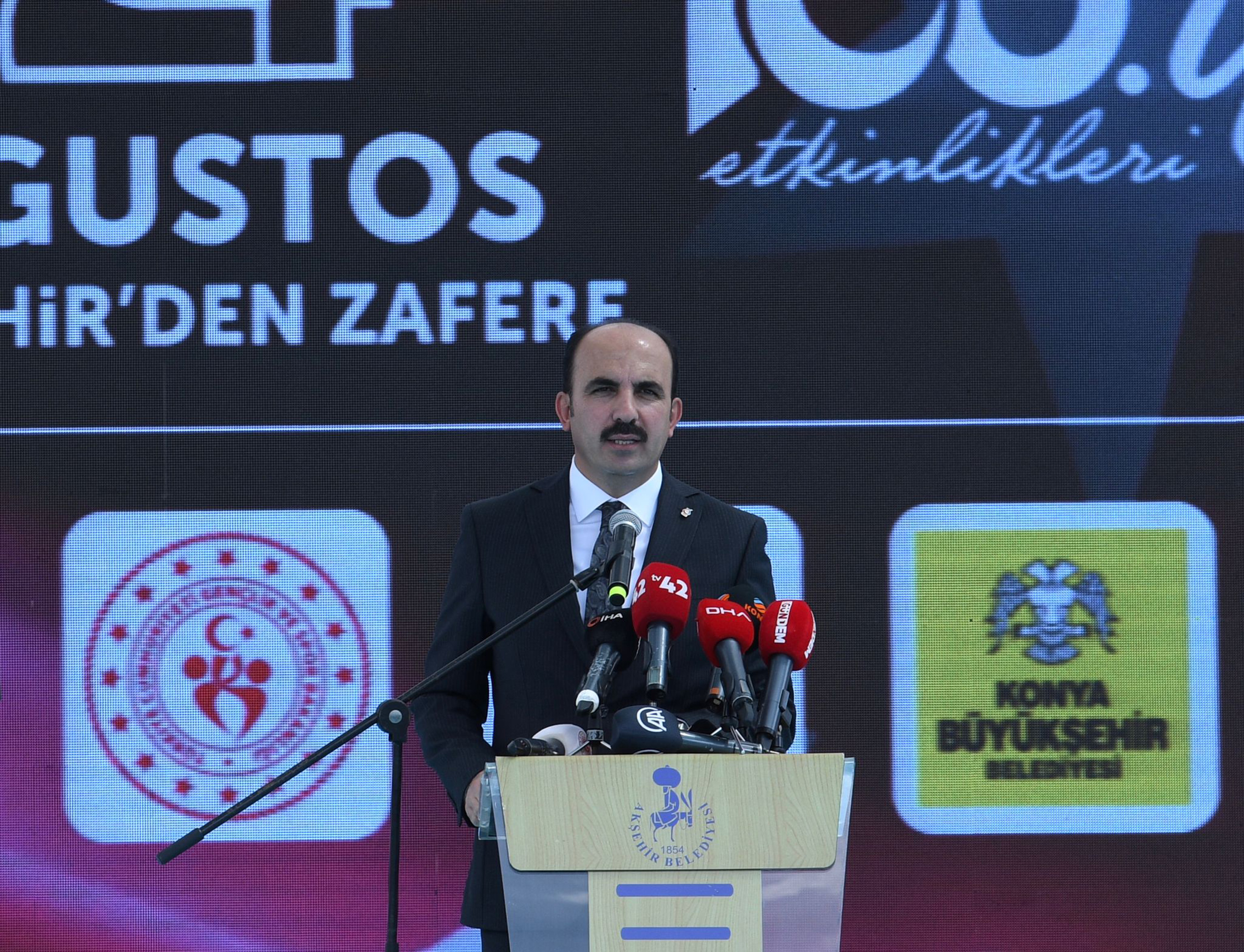 24 Ağustos Akşehir Milli Mücadele Günü Millî Savunma Bakanı Akar'ın Katılımıyla Kutlandı 