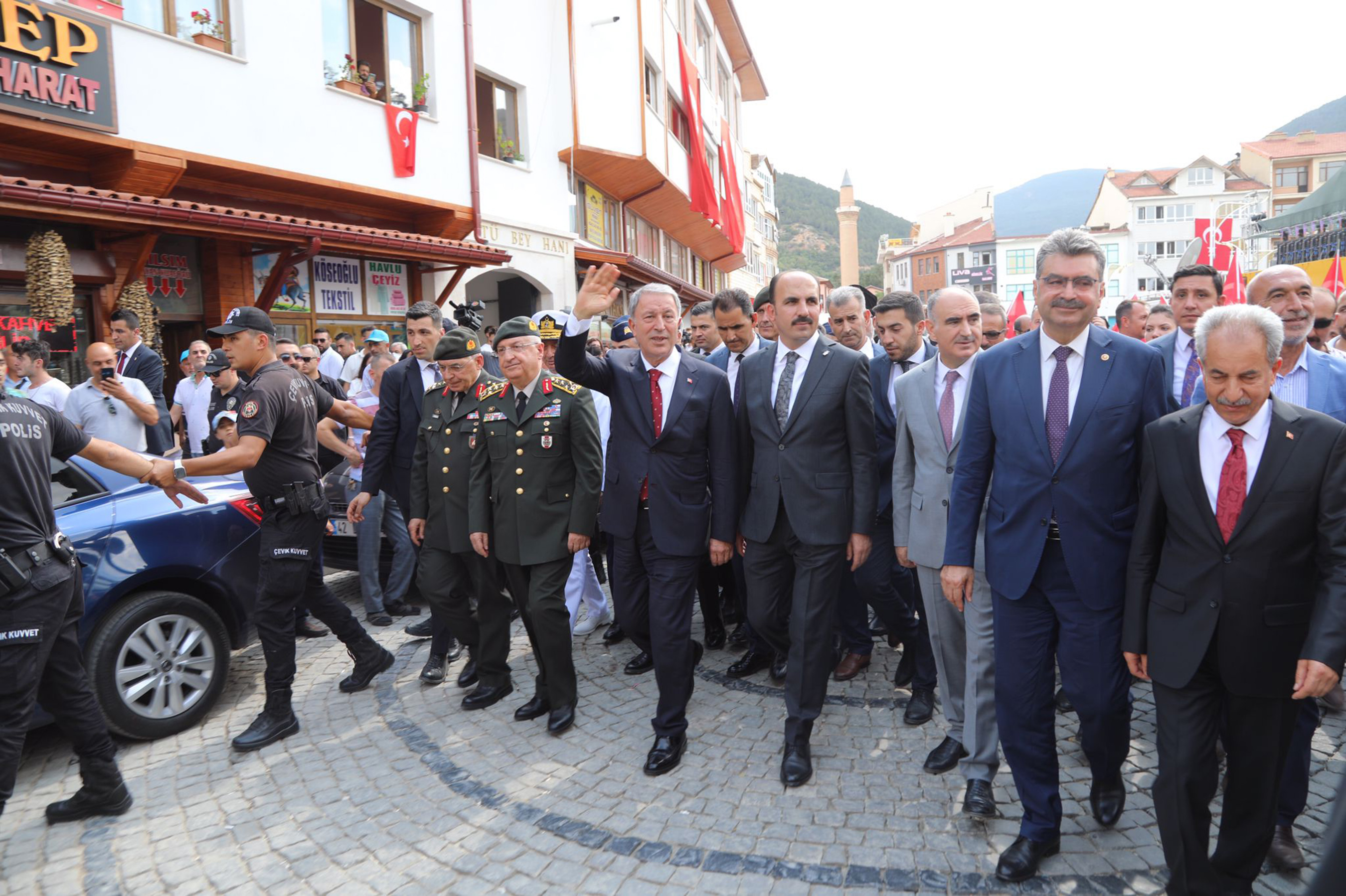 24 Ağustos Akşehir Milli Mücadele Günü Millî Savunma Bakanı Akar'ın Katılımıyla Kutlandı 