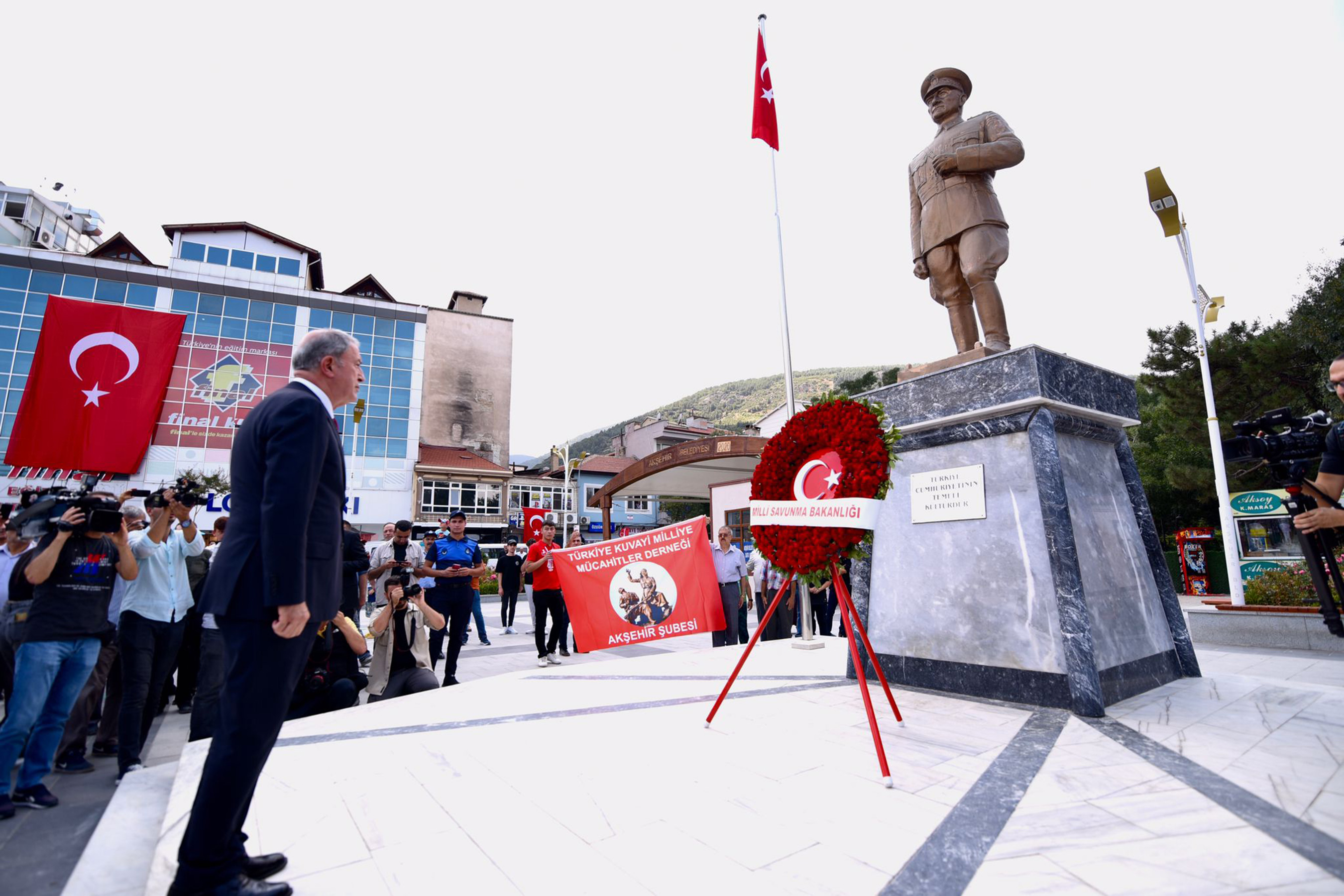 24 Ağustos Akşehir Milli Mücadele Günü Millî Savunma Bakanı Akar'ın Katılımıyla Kutlandı 