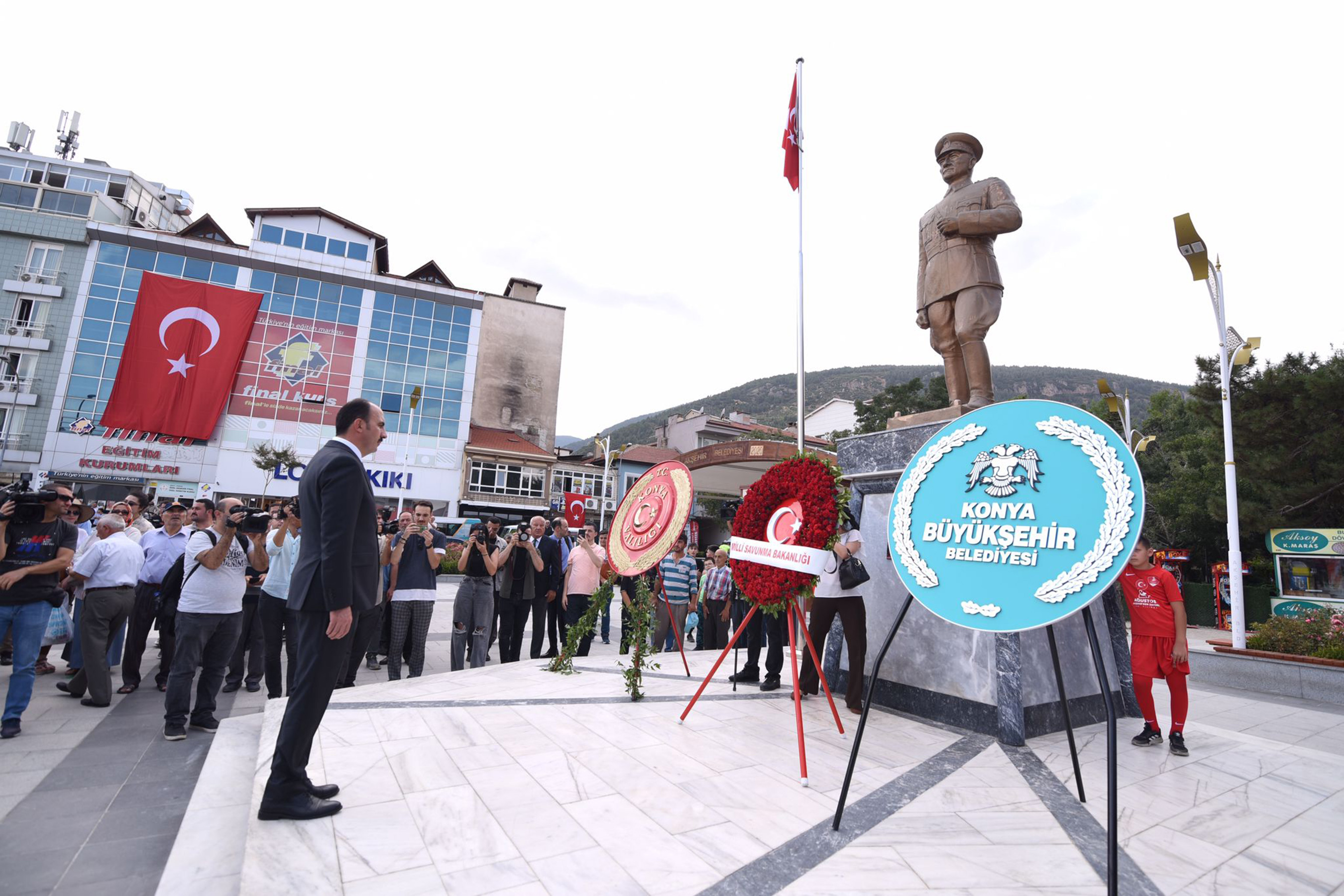 24 Ağustos Akşehir Milli Mücadele Günü Millî Savunma Bakanı Akar'ın Katılımıyla Kutlandı 