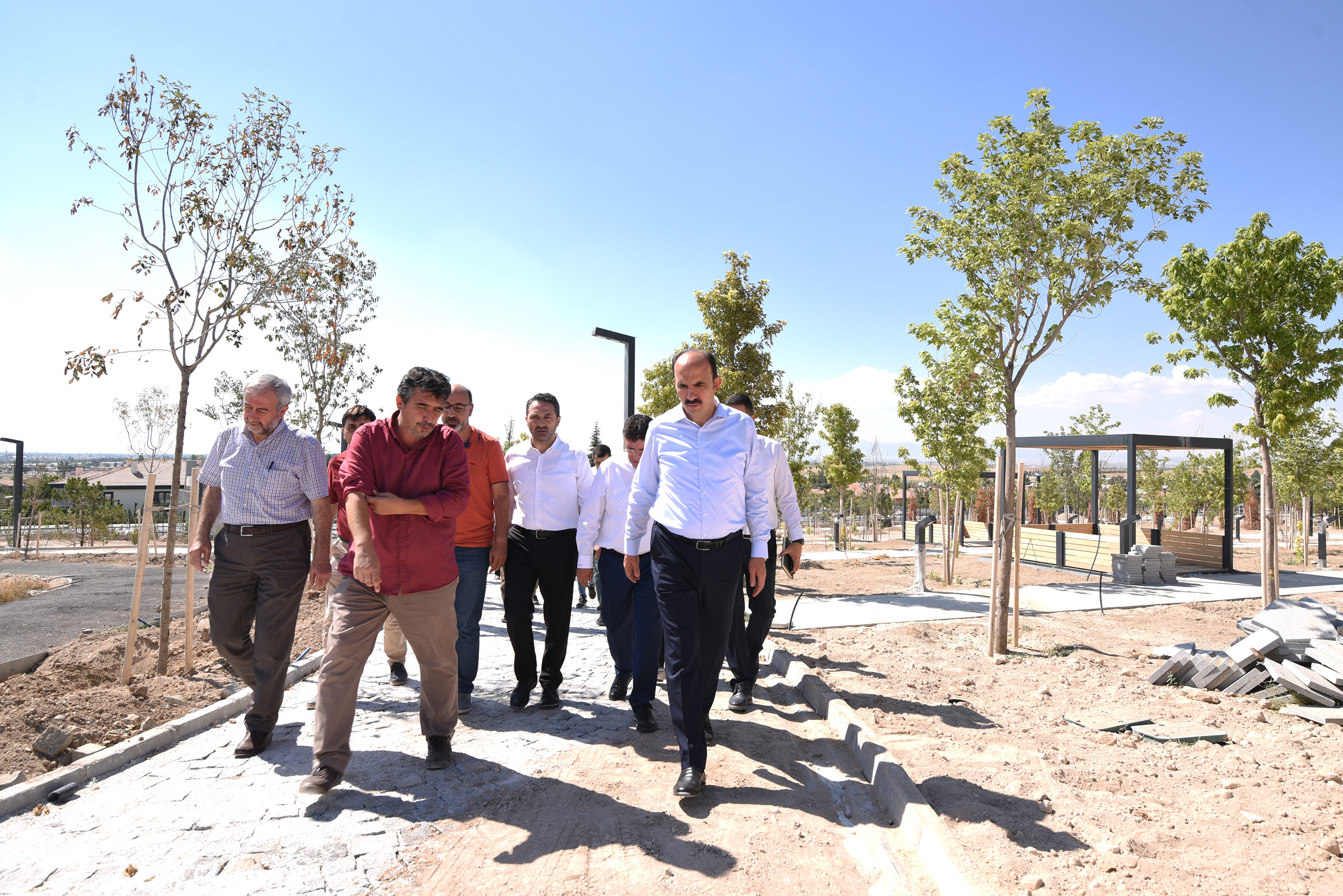 Başkan Altay Ereğli'deki Konya'nın En Büyük Millet Bahçesi'nde İncelemelerde Bulundu