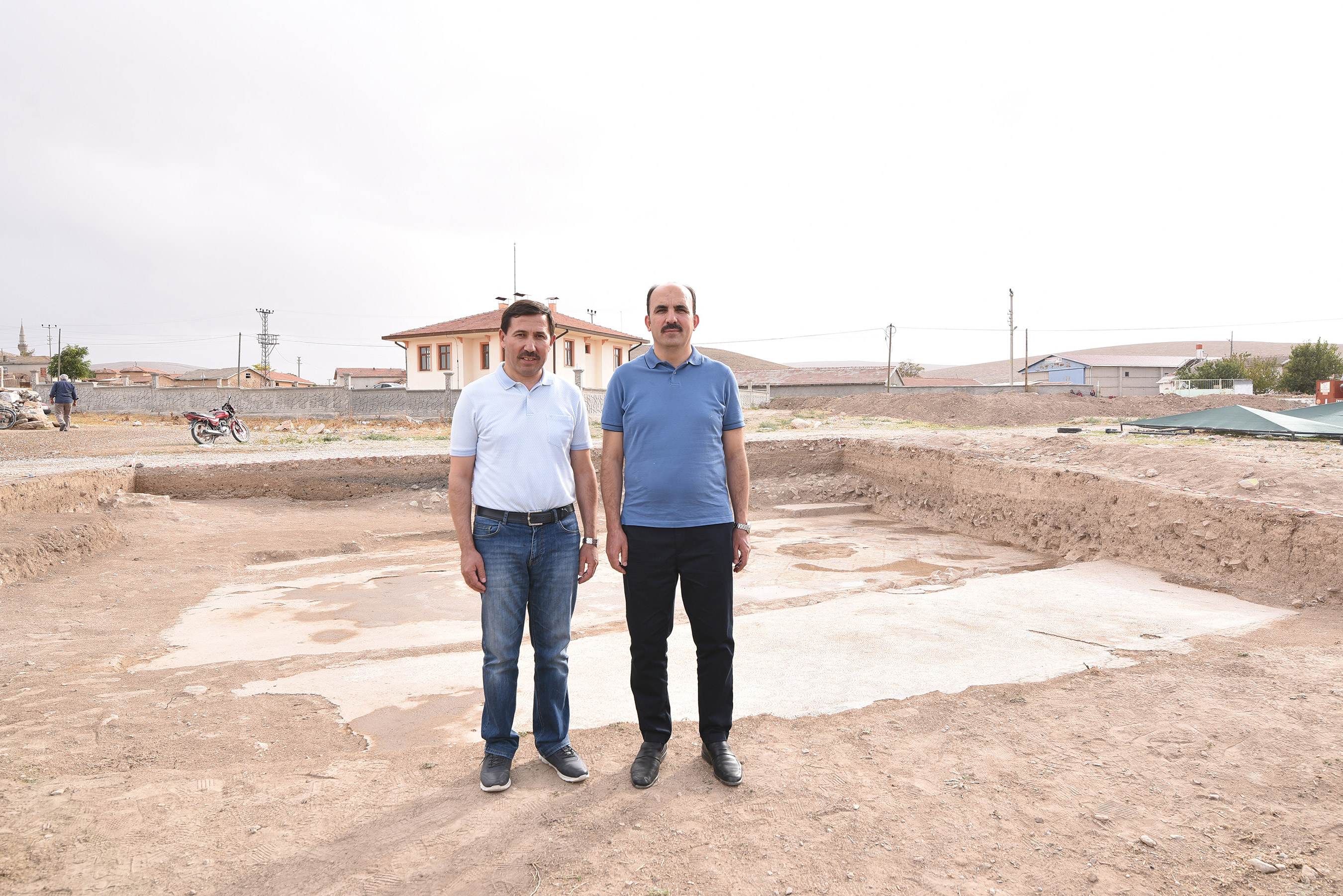 Başkan Altay ve Başkan Kılca Savatra Antik Kenti'nde Konya Basınıyla Buluştu