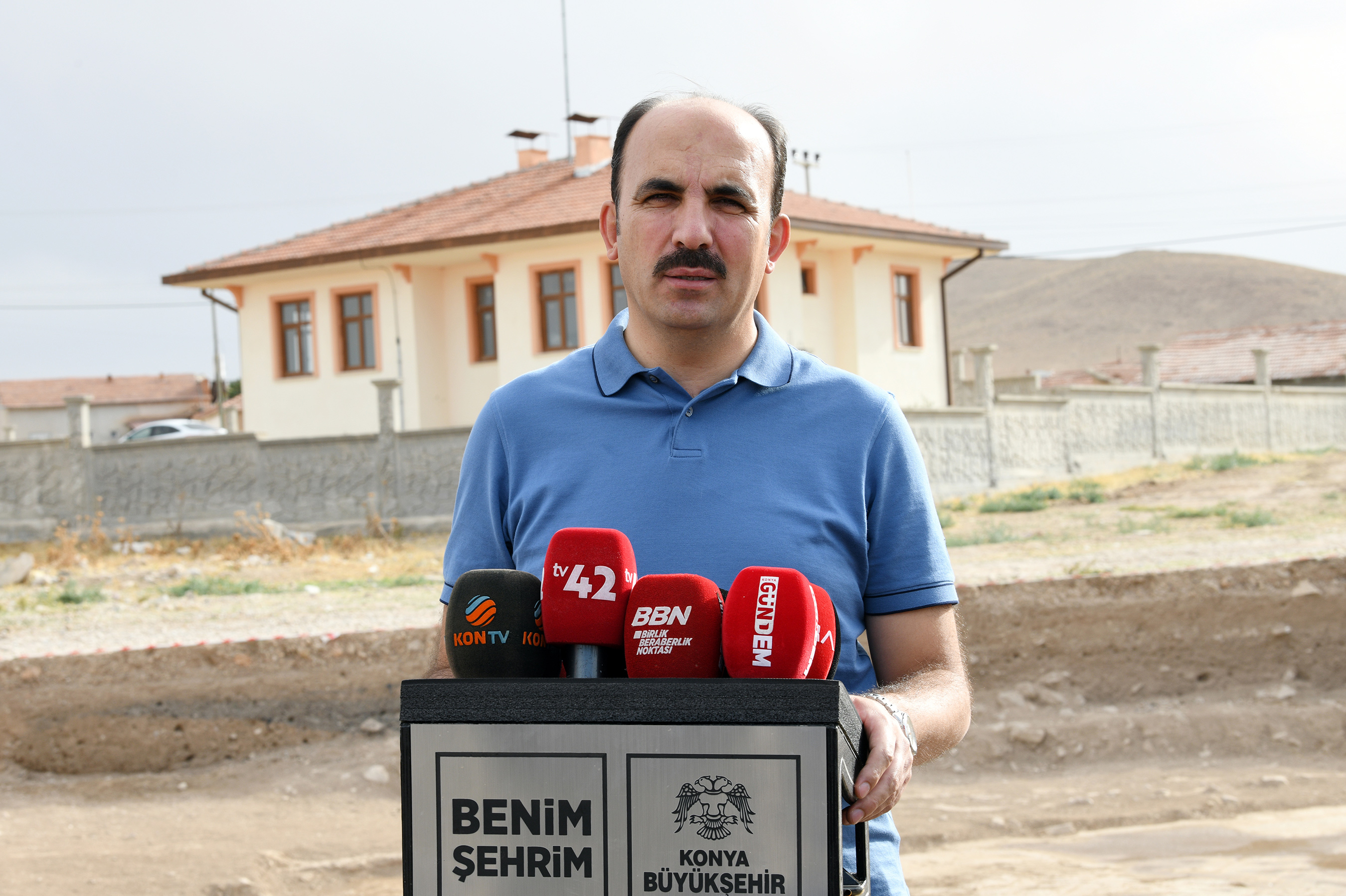 Başkan Altay ve Başkan Kılca Savatra Antik Kenti'nde Konya Basınıyla Buluştu