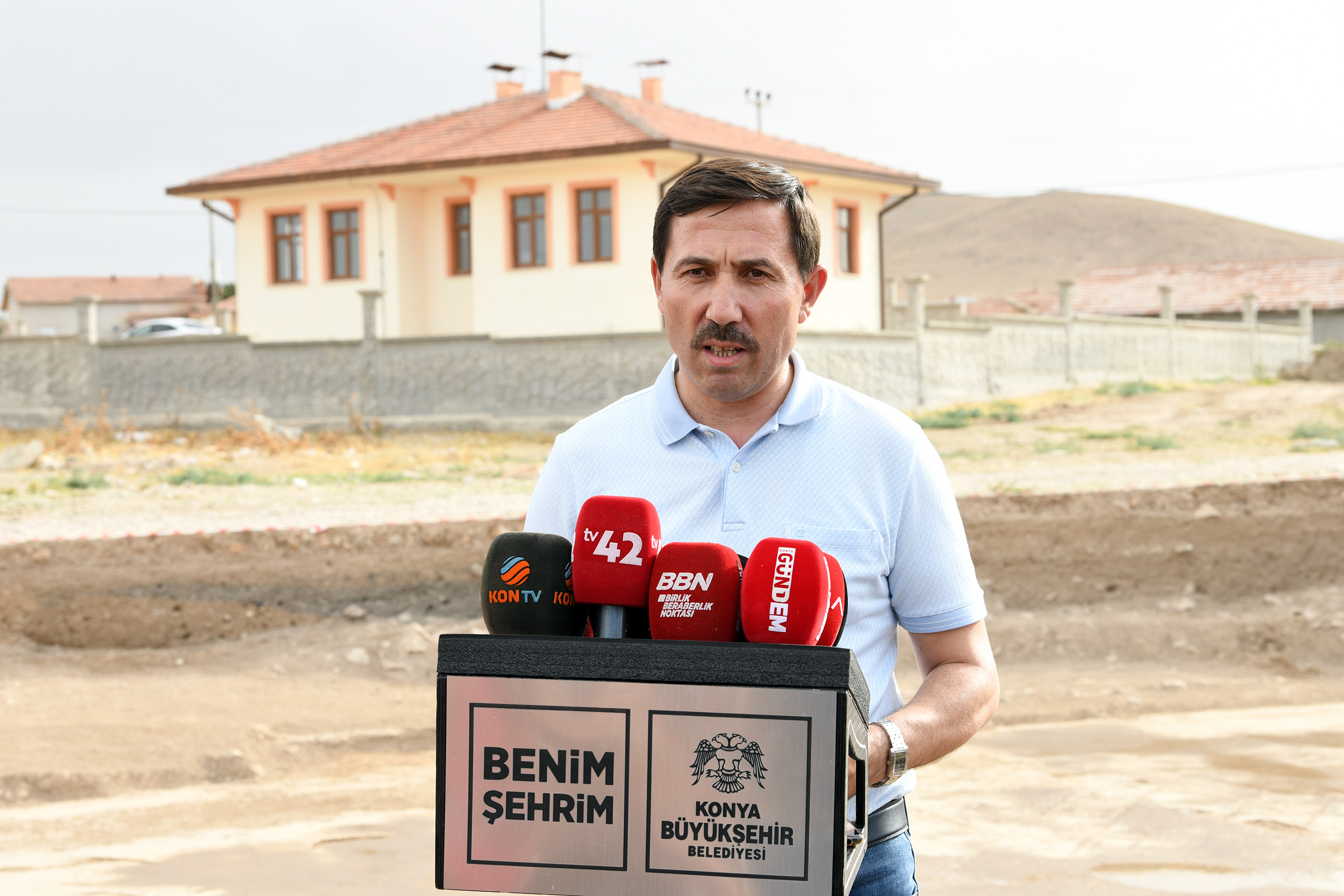 Başkan Altay ve Başkan Kılca Savatra Antik Kenti'nde Konya Basınıyla Buluştu