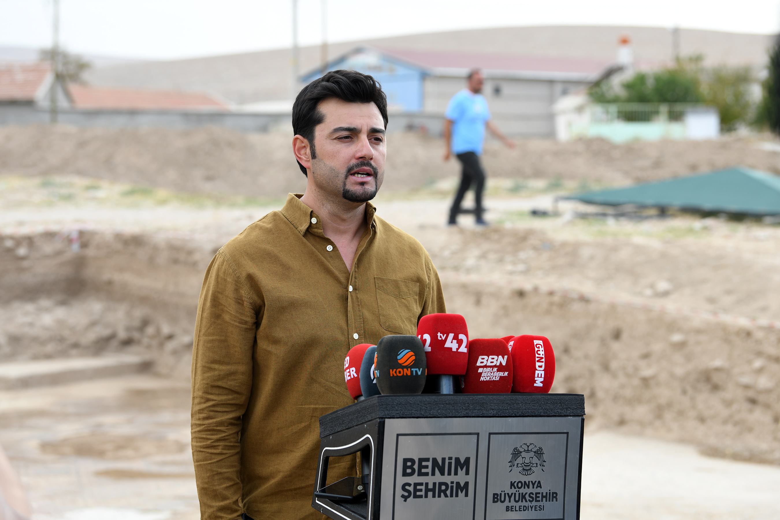 Başkan Altay ve Başkan Kılca Savatra Antik Kenti'nde Konya Basınıyla Buluştu