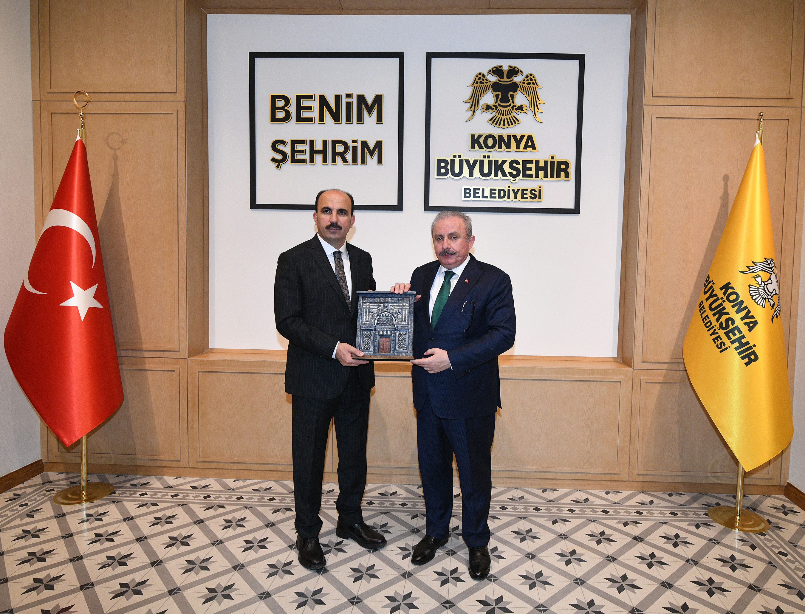 TBMM Başkanı Şentop Başkan Altay'ı Ziyaret Etti 