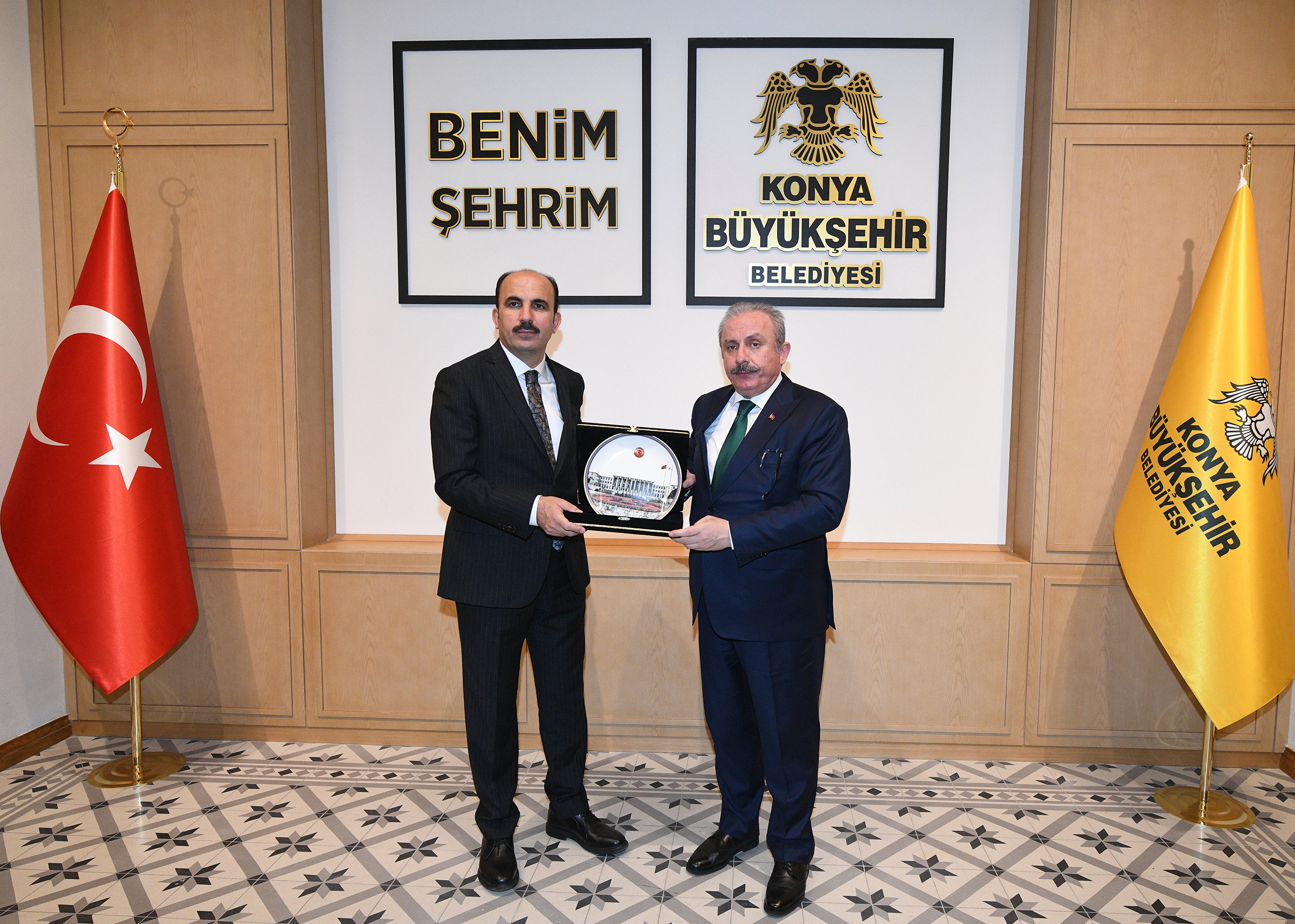 TBMM Başkanı Şentop Başkan Altay'ı Ziyaret Etti 