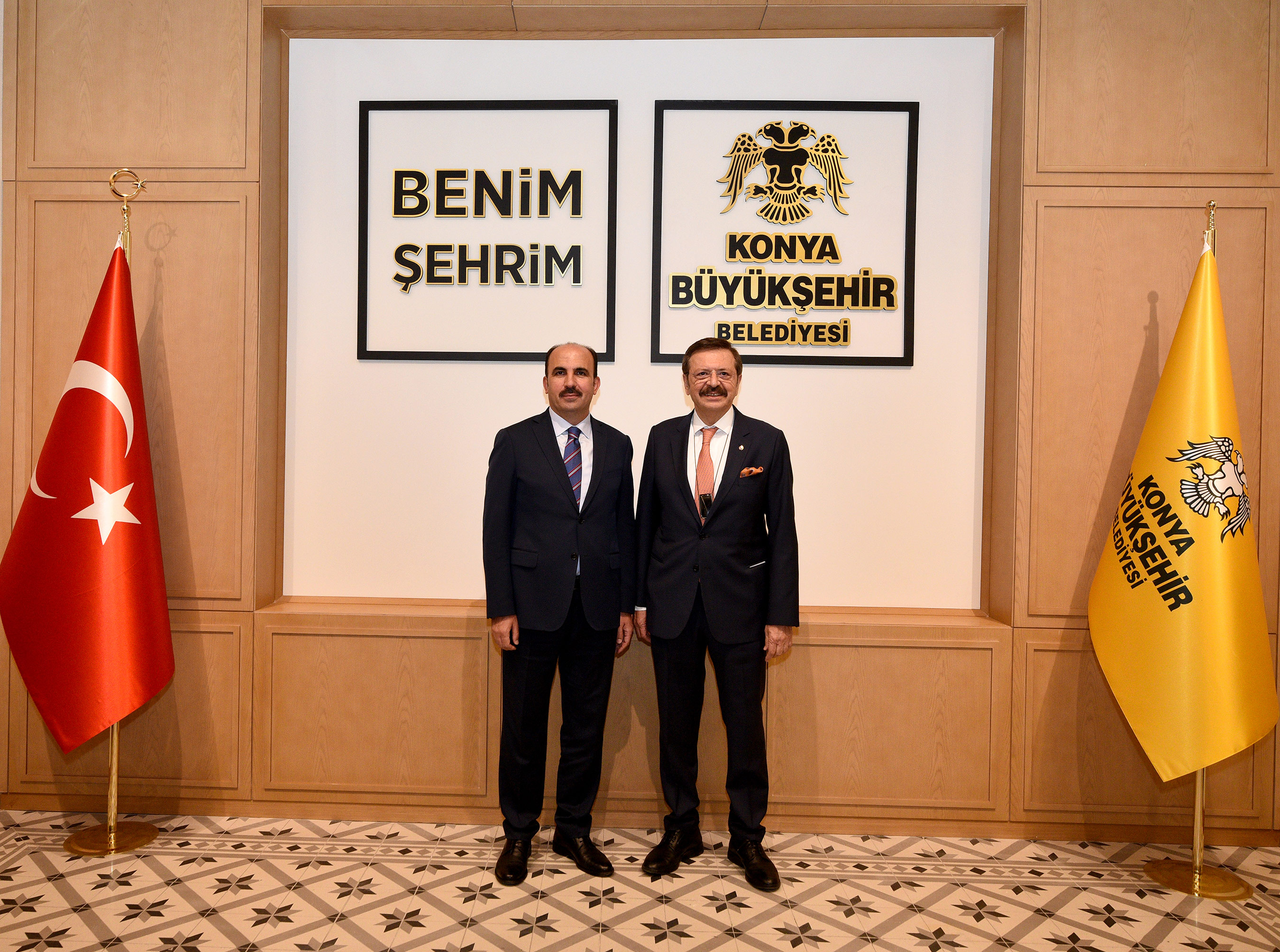 TOBB Başkanı Hisarcıklıoğlu Başkan Altay'ı Ziyaret Etti