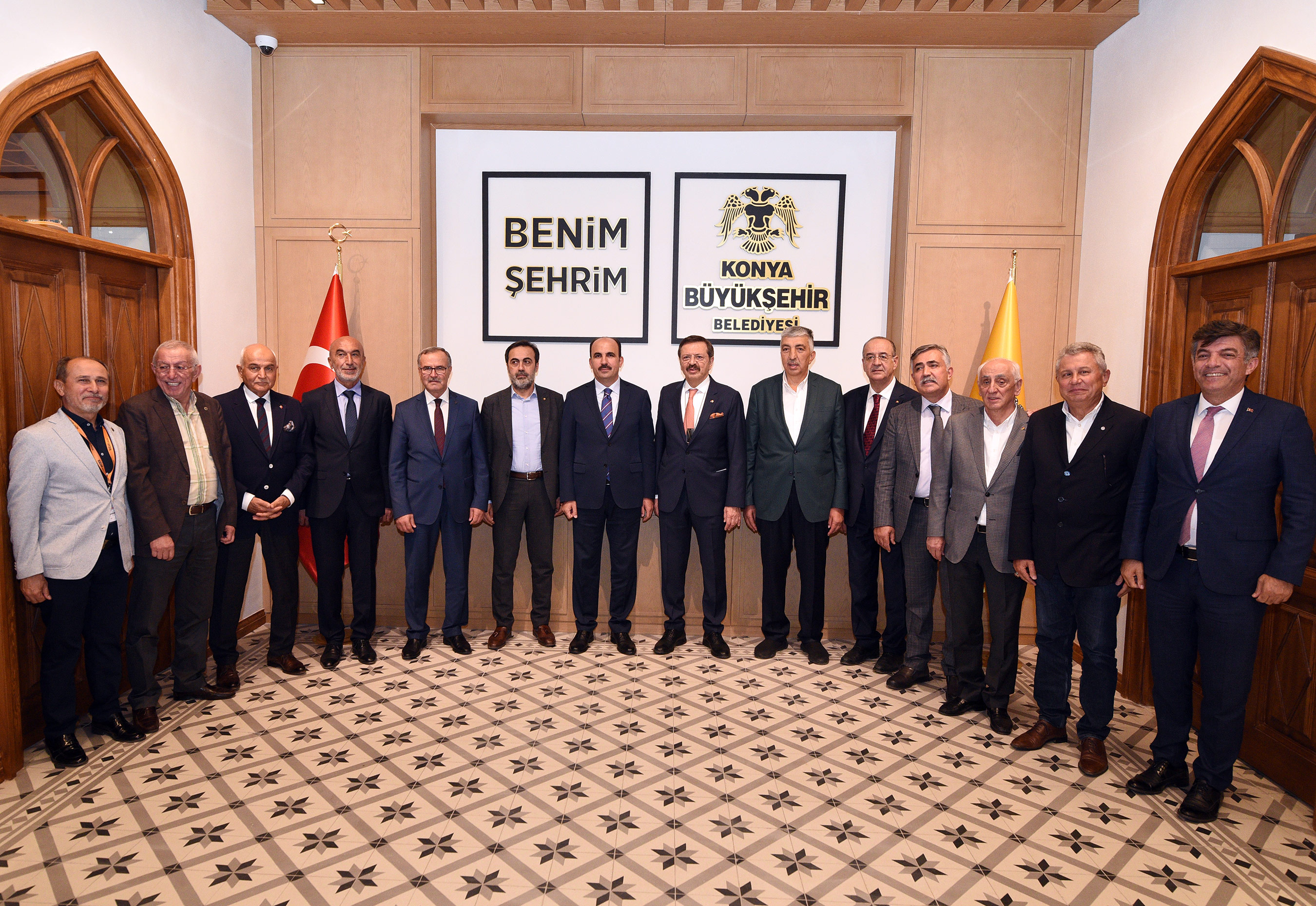 TOBB Başkanı Hisarcıklıoğlu Başkan Altay'ı Ziyaret Etti