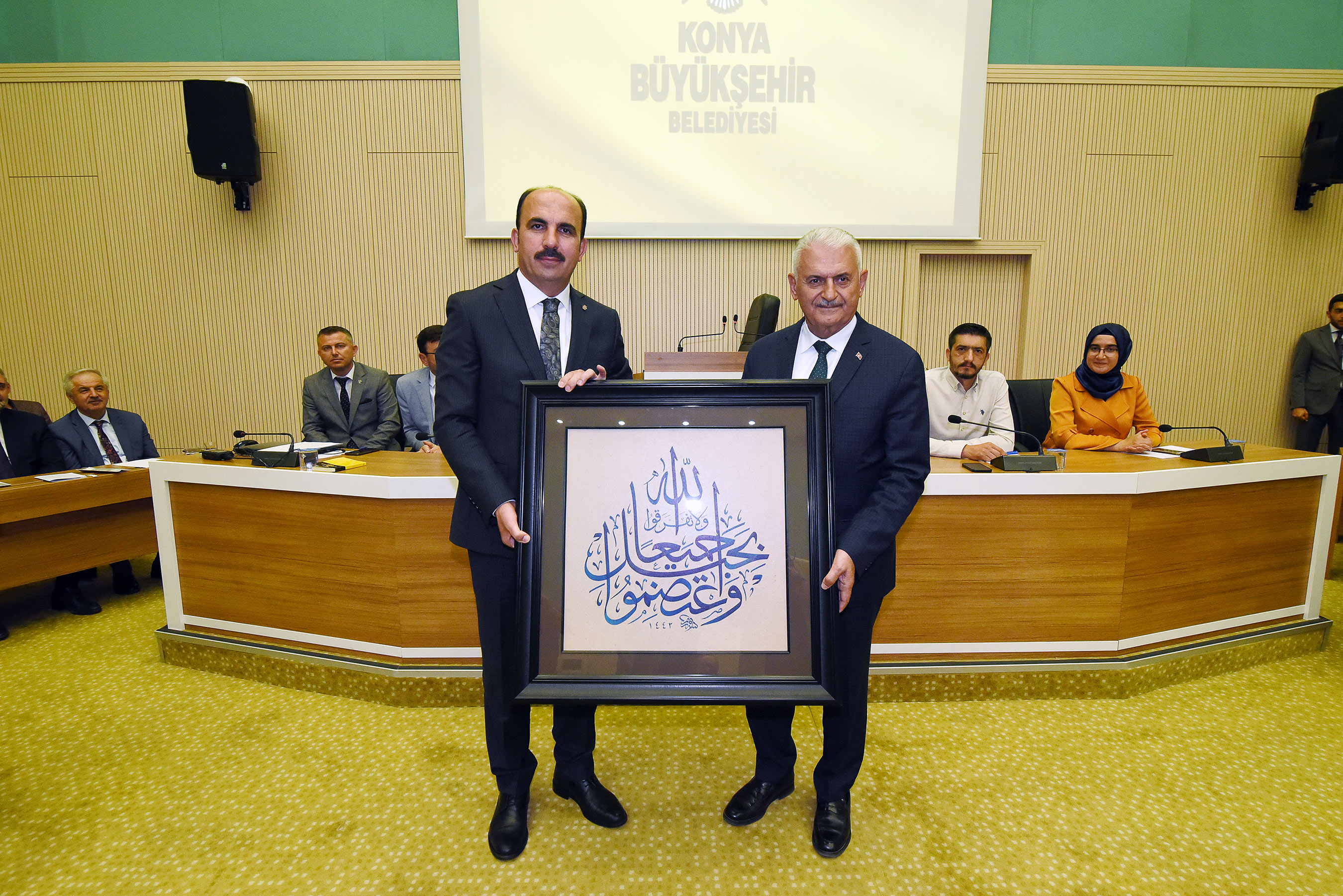 Binali Yıldırım Konya Büyükşehir Belediye Meclisi Toplantısına Katıldı