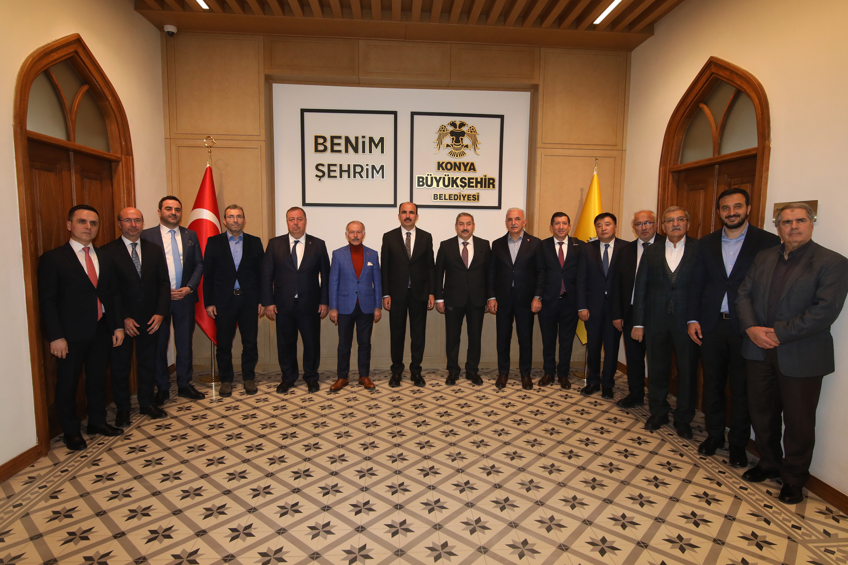 TDBB Yönetim Kurulu Üyeleri Konya Büyükşehir'in Örnek Hizmetlerini İnceledi 