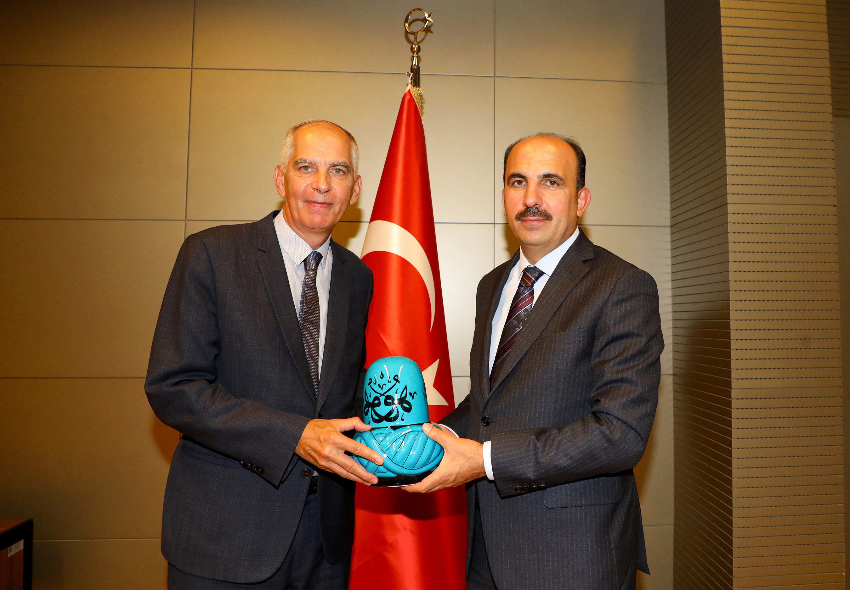 Fransa'nın Ankara Büyükelçisi Magro Başkan Altay'ı Ziyaret Etti