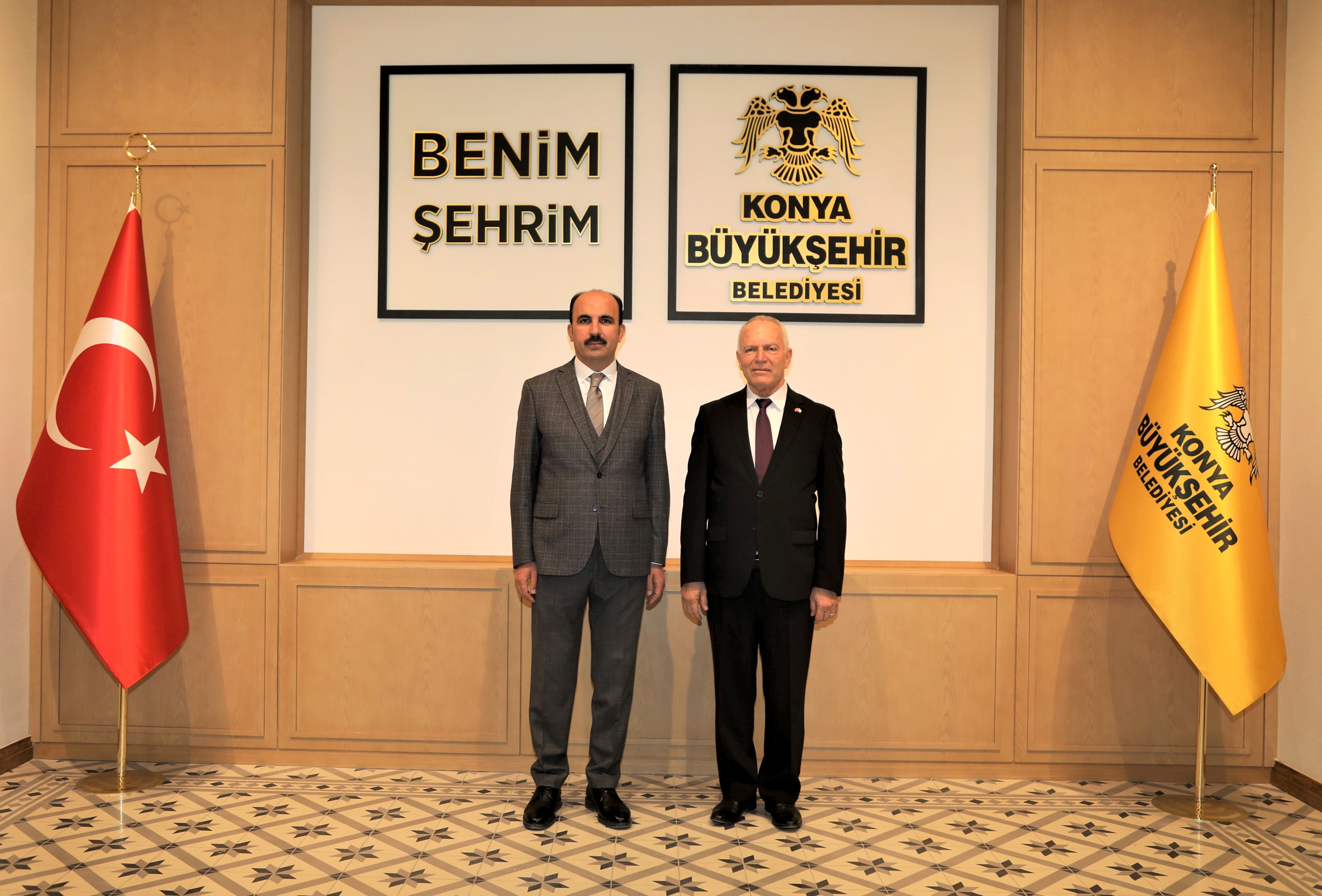 KKTC Meclis Başkanı Zorlu Başkan Altay'ı Ziyaret Etti