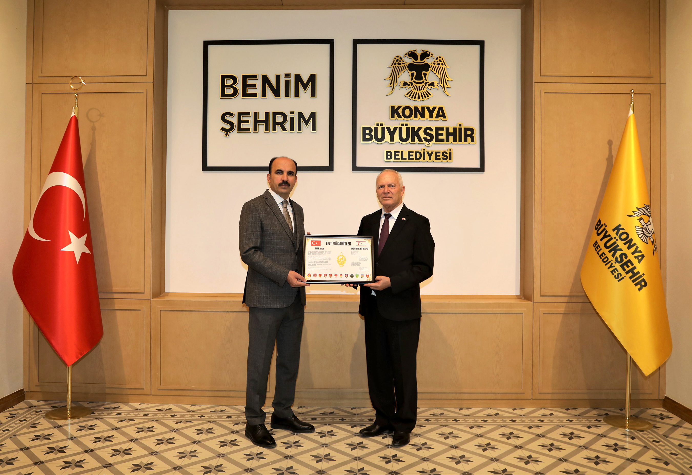 KKTC Meclis Başkanı Zorlu Başkan Altay'ı Ziyaret Etti