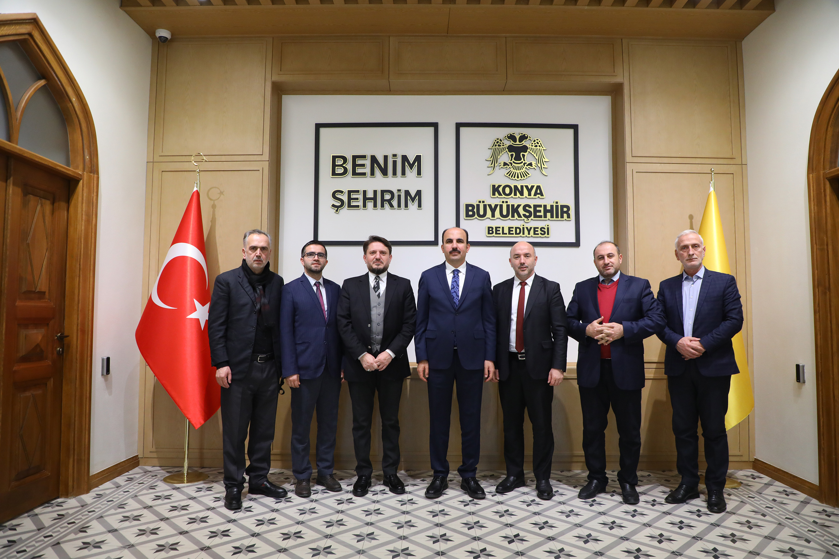 Kosova İslam Birliği Heyeti Başkan Altay'ı Ziyaret Etti