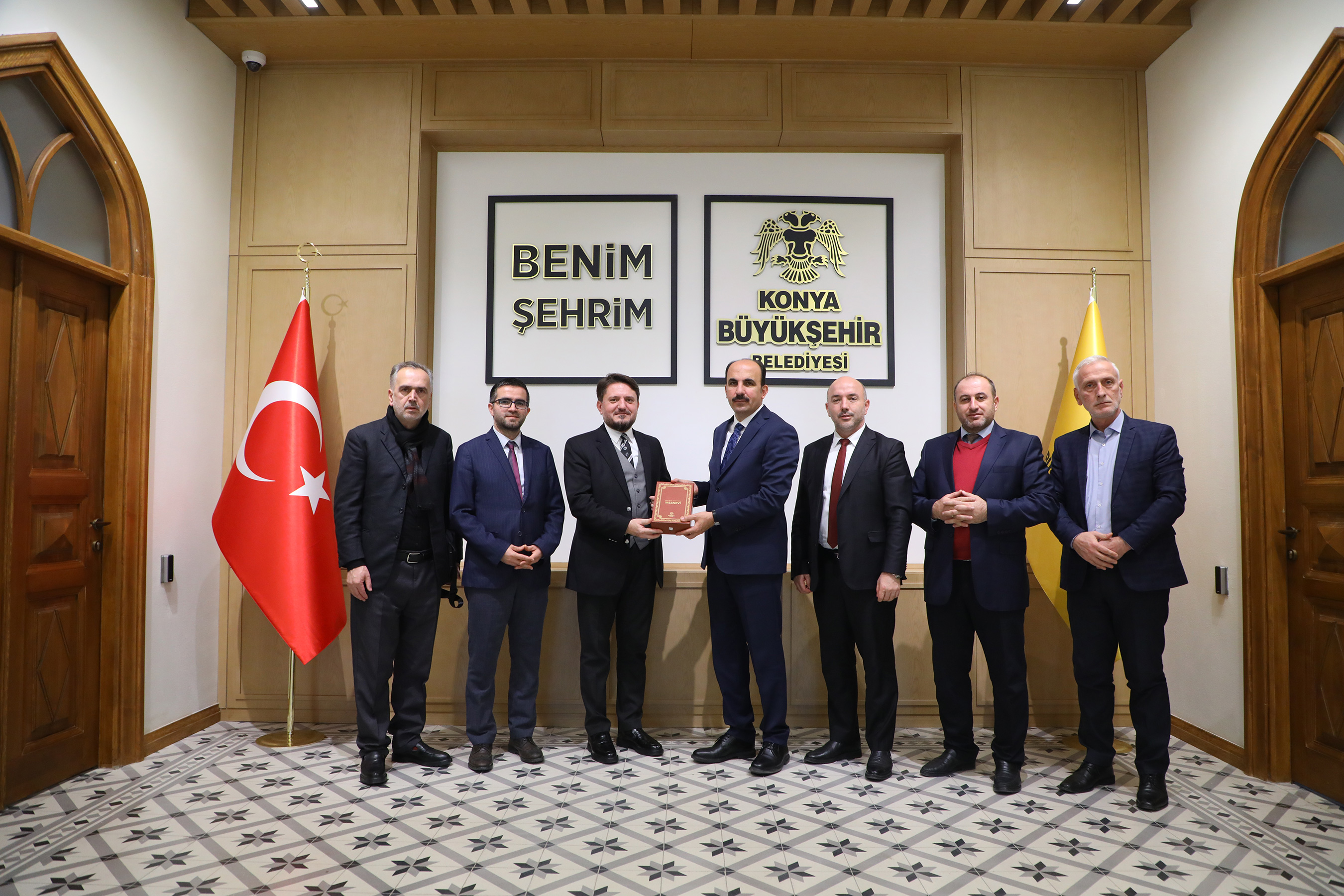 Kosova İslam Birliği Heyeti Başkan Altay'ı Ziyaret Etti