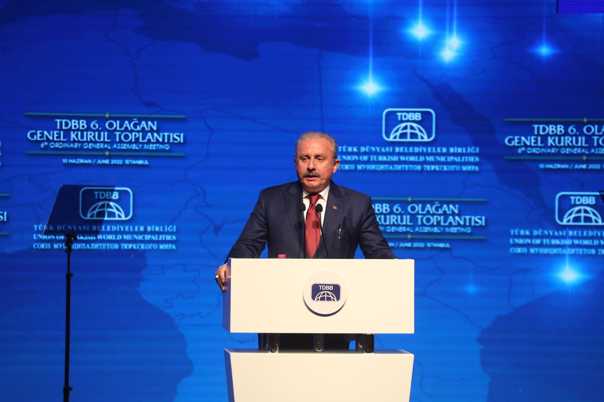 Cumhurbaşkanı Erdoğan'ın Katıldığı Genel Kurulda Başkan Altay Yeniden TDBB Başkanı Seçildi 