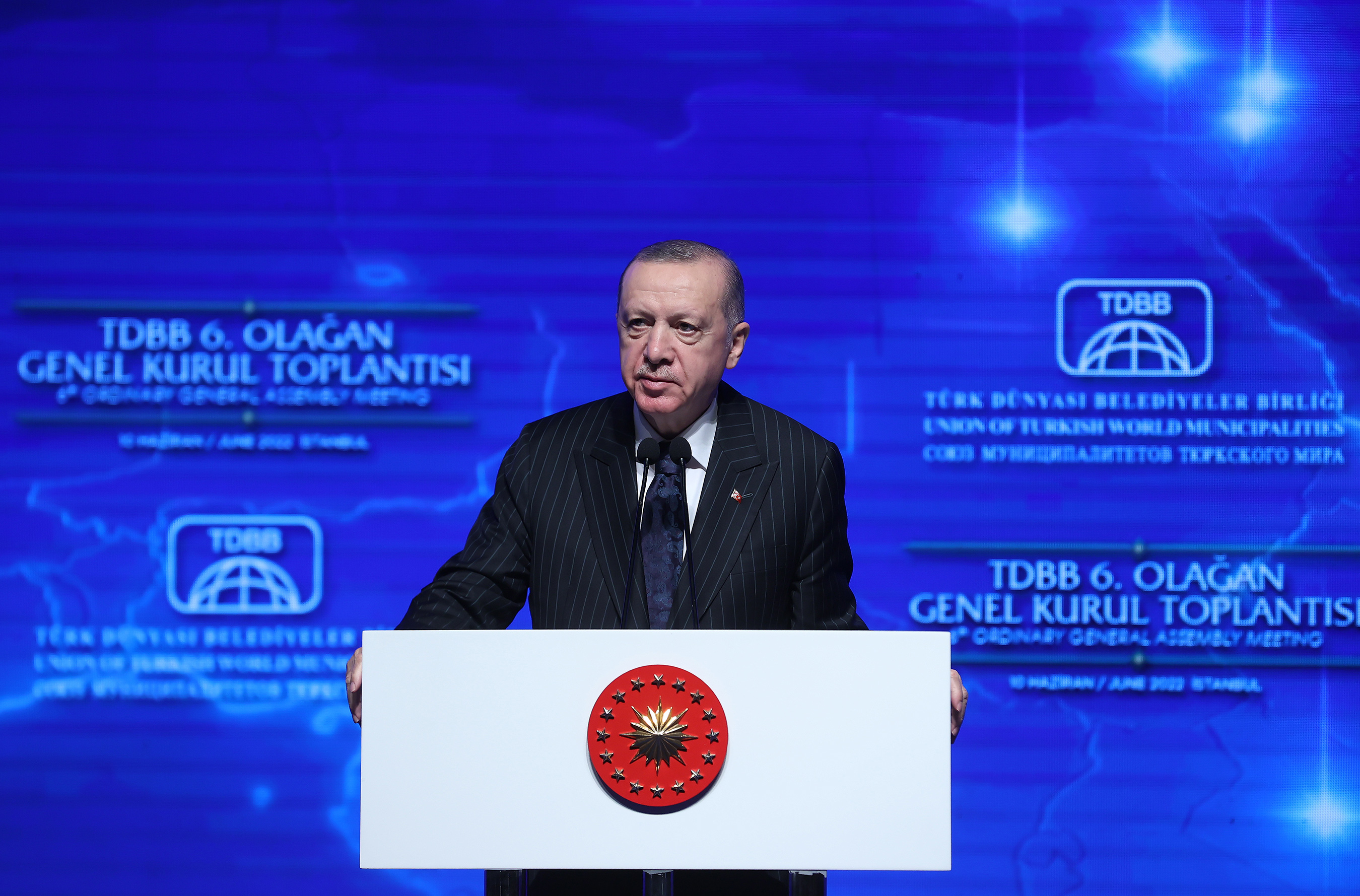 Cumhurbaşkanı Erdoğan'ın Katıldığı Genel Kurulda Başkan Altay Yeniden TDBB Başkanı Seçildi 