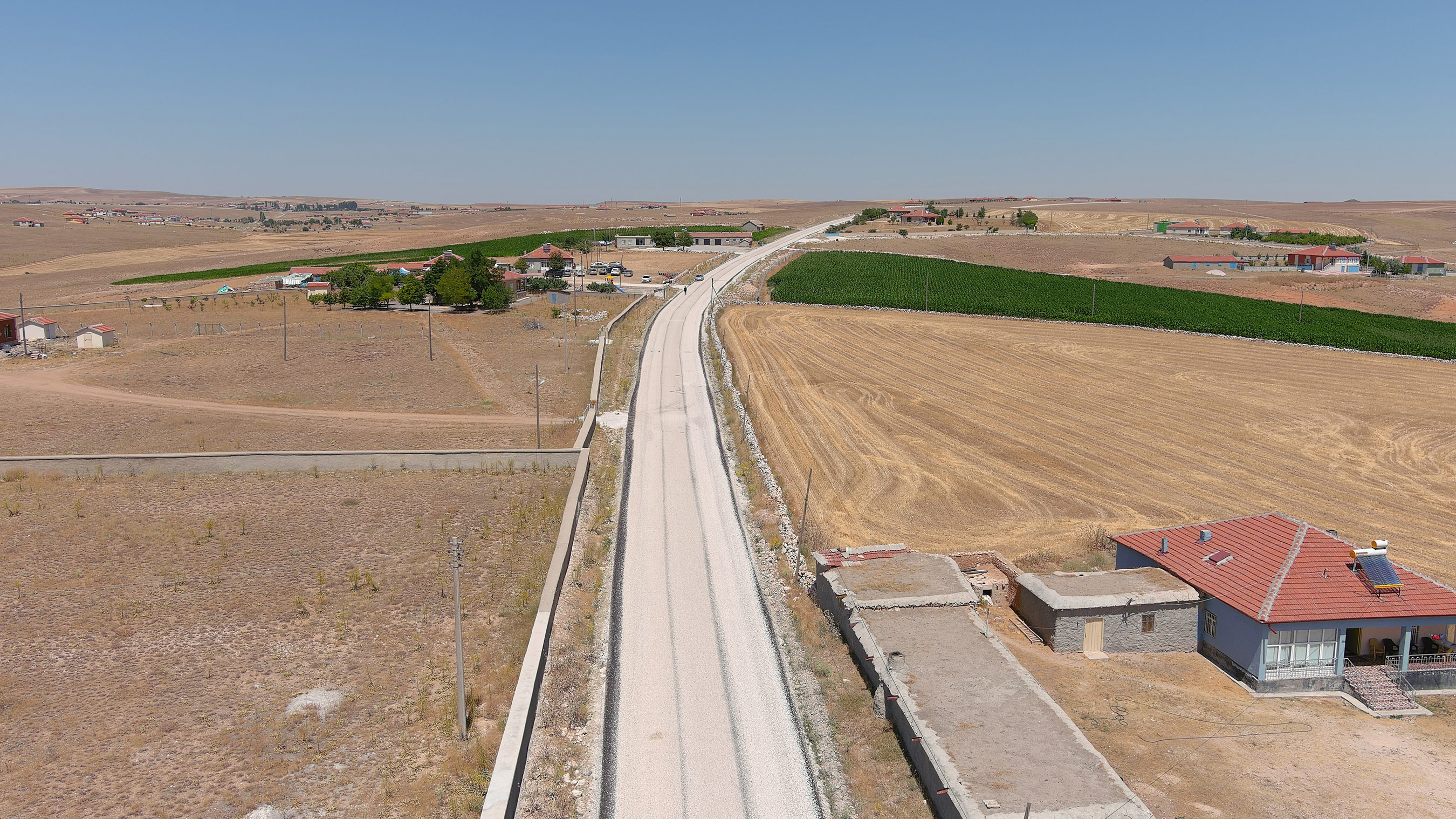 Konya Büyükşehir'den Cihanbeyli'ye 21 Km Daha Mahalle Yolu
