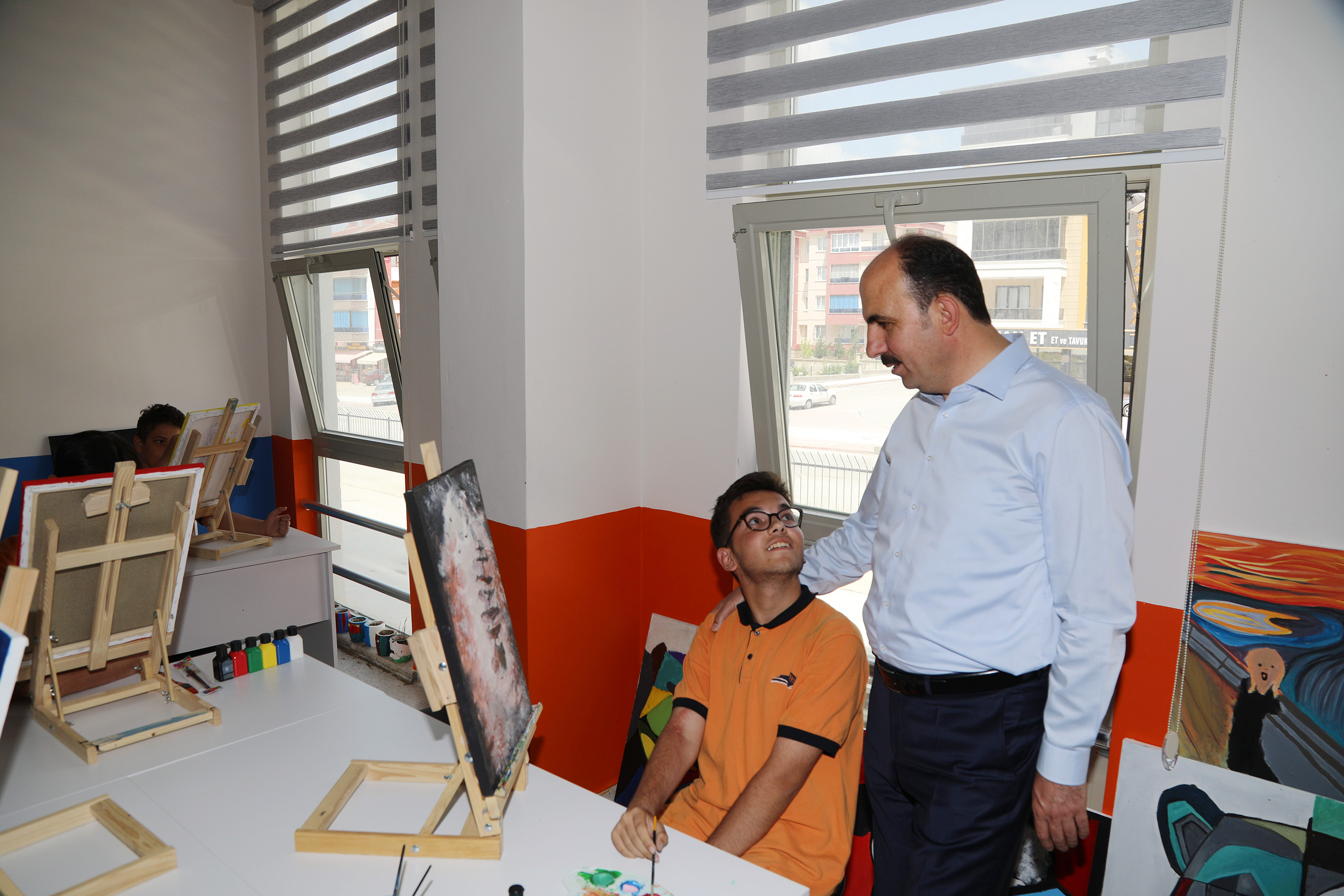 Başkan Altay Aselsan Mesleki ve Teknik Anadolu Lisesi'nde Öğrencilerle Buluştu
