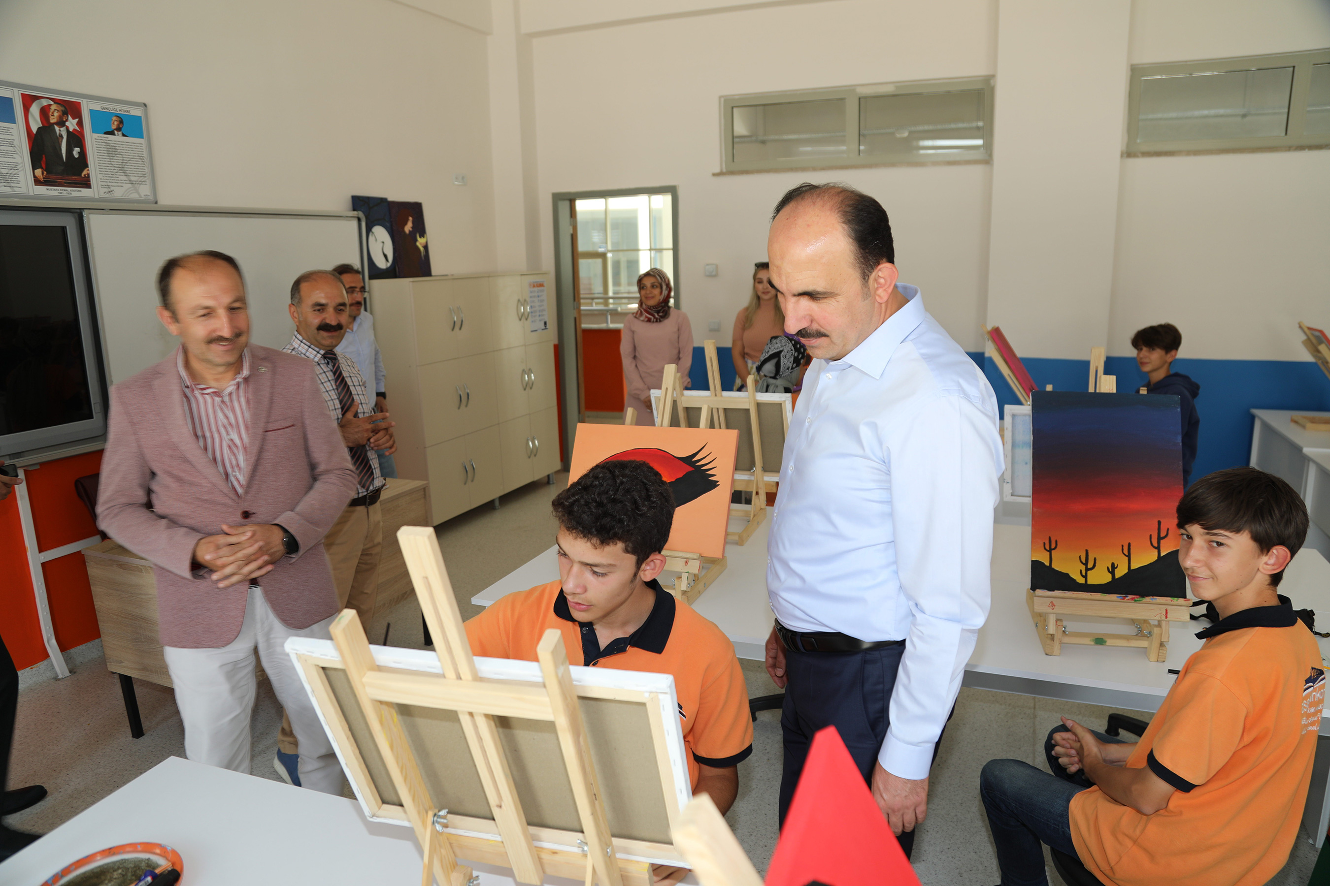 Başkan Altay Aselsan Mesleki ve Teknik Anadolu Lisesi'nde Öğrencilerle Buluştu