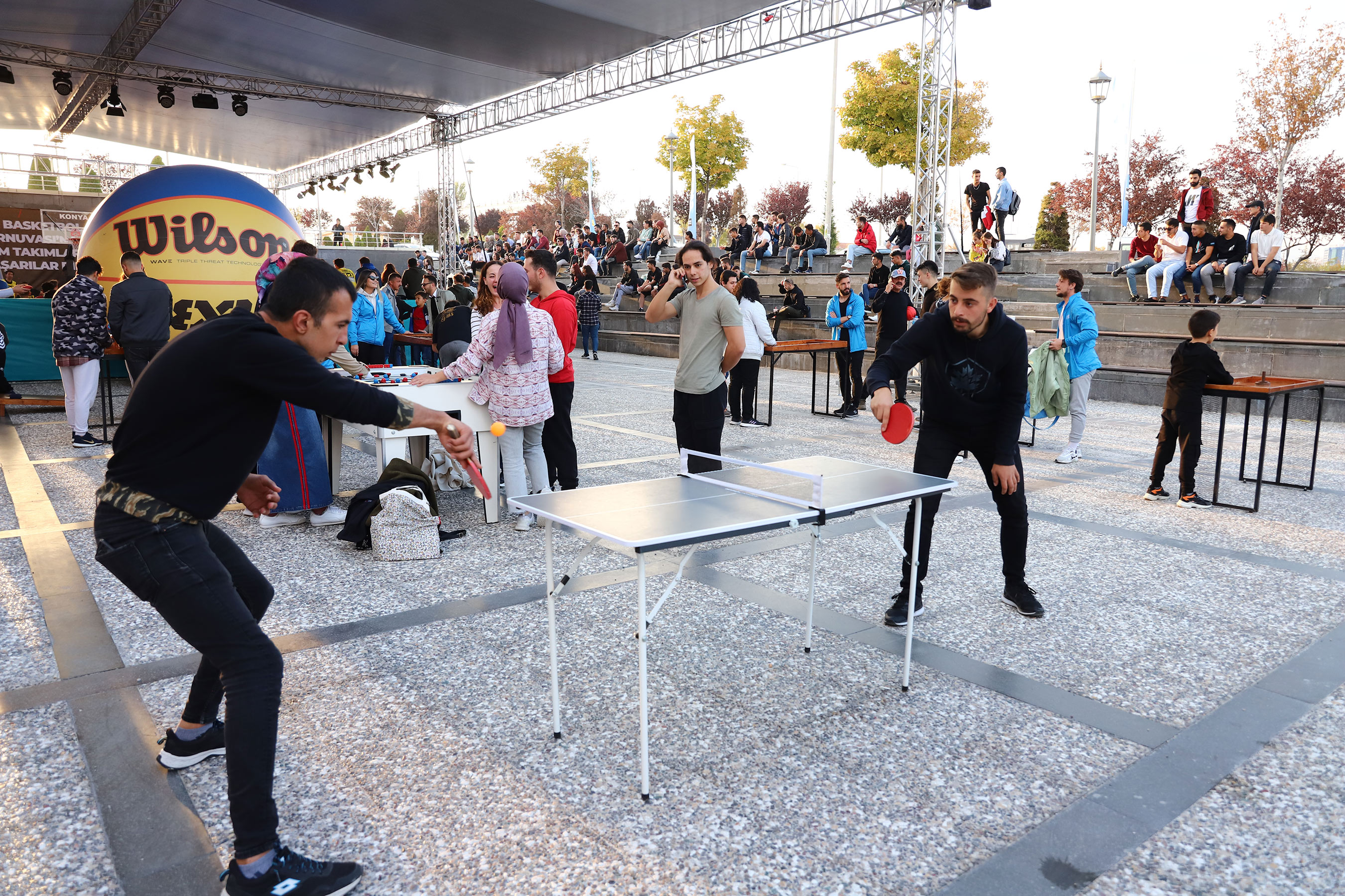 Konya'da 3x3 Basketbol Turnuvası Heyecanı Yaşandı