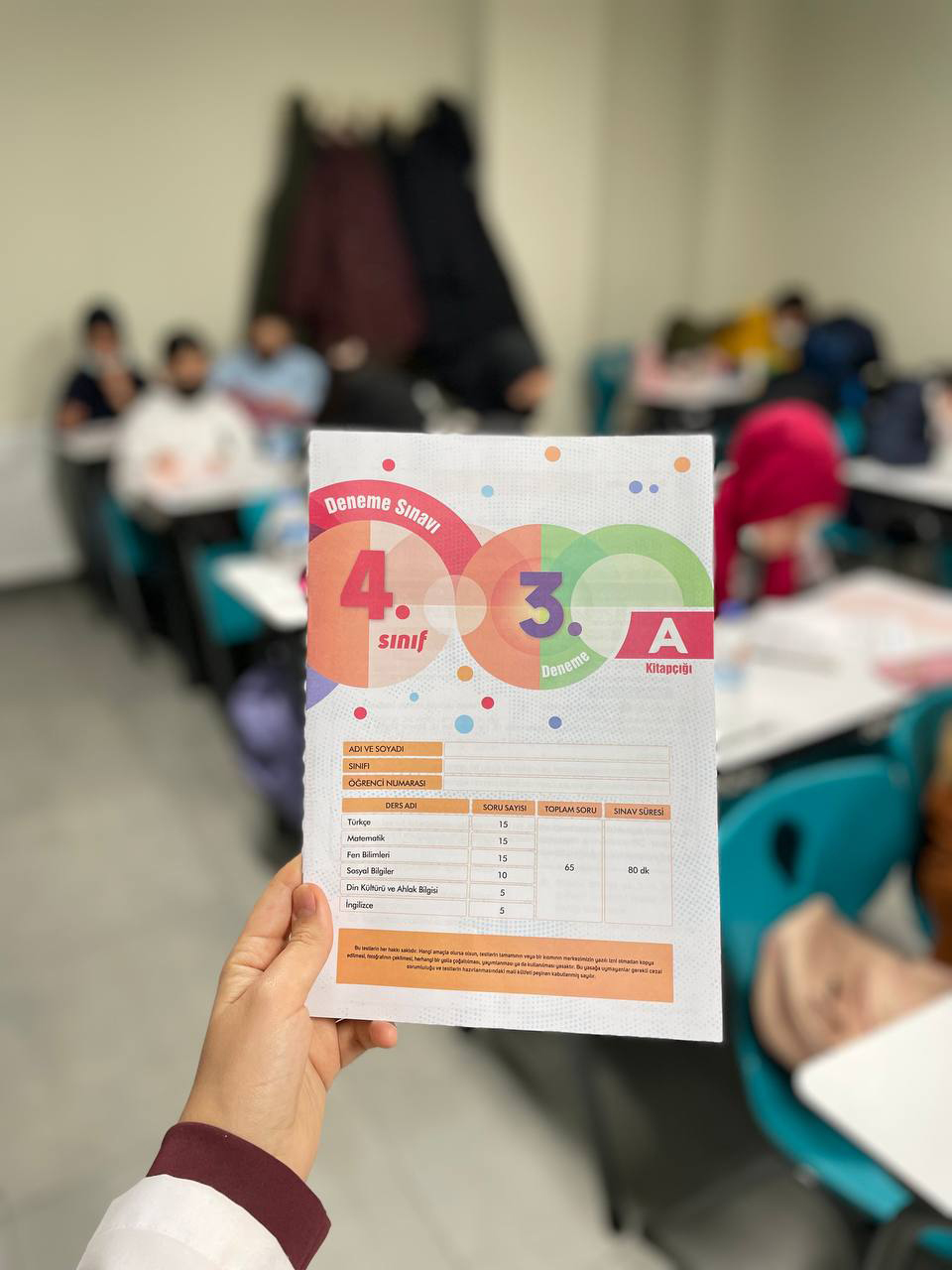 Bilgehane Öğrencileri Değerlendirme Sınavlarıyla Kendilerini Ölçüyor 