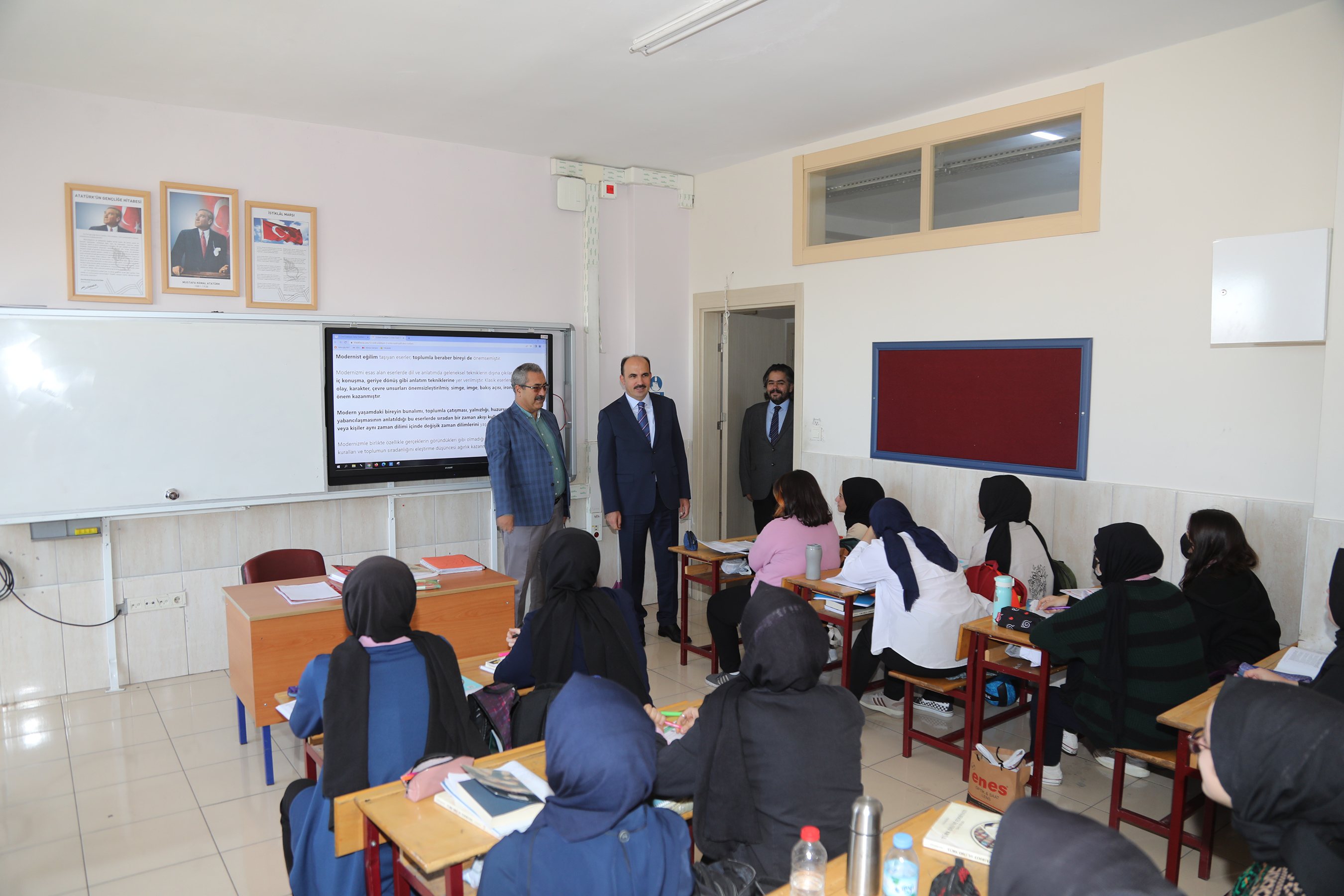Başkan Altay Lise Öğrencileriyle Buluştu