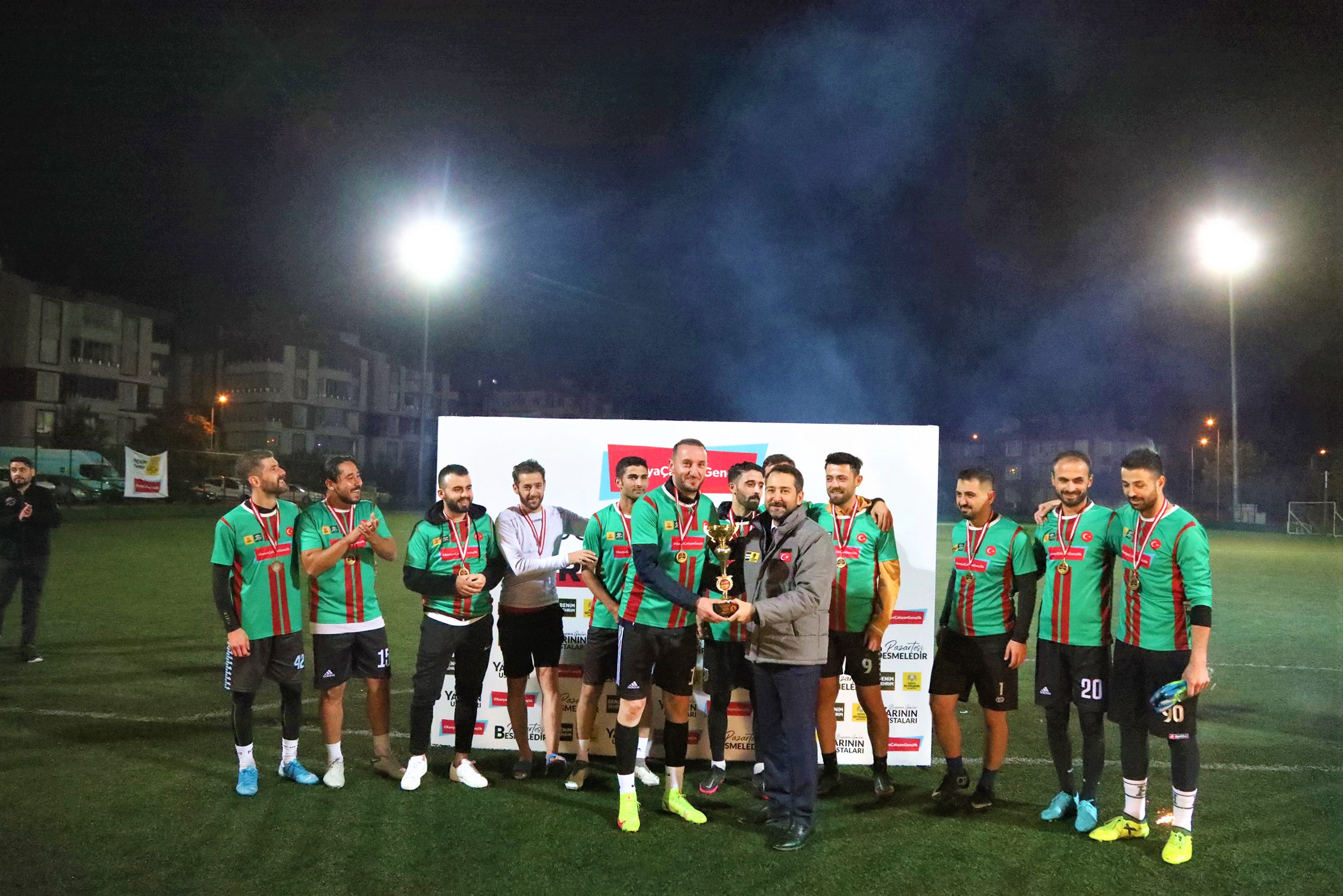 İkincisi Düzenlenen Çalışan Gençlik Futbol Turnuvası Sona Erdi