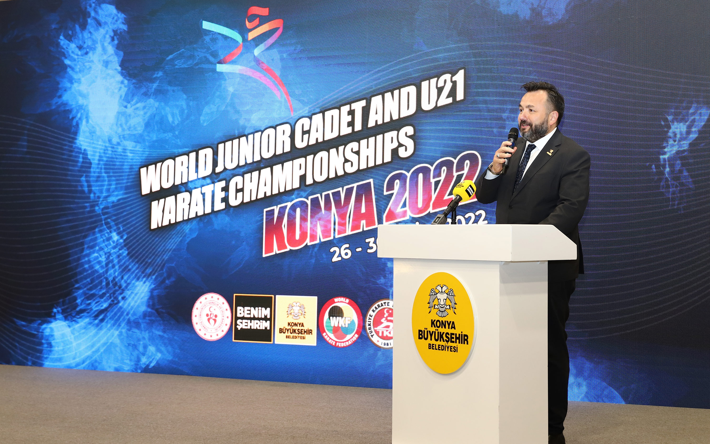 Konya Büyükşehir'in Ev Sahipliğinde Karatenin Kalbi Konya'da Atıyor