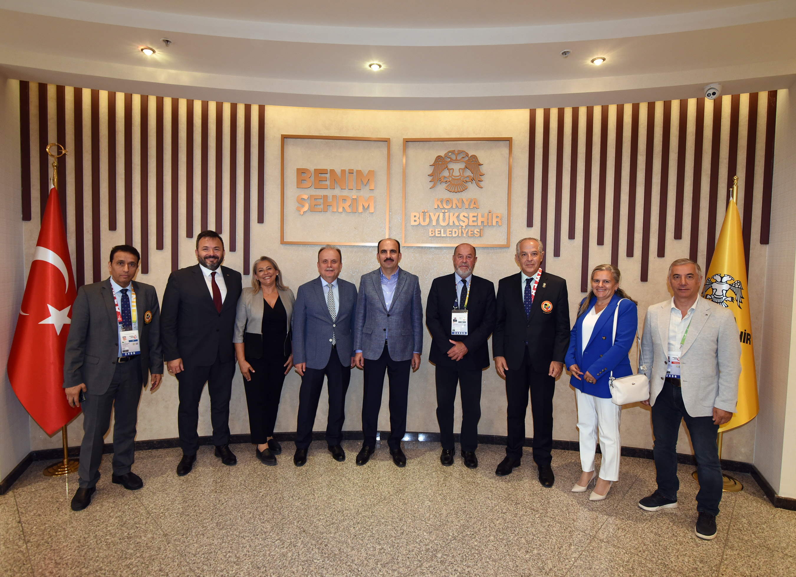 Dünya Karate Federasyonu Başkanı Espinos Başkan Altay'la Buluştu