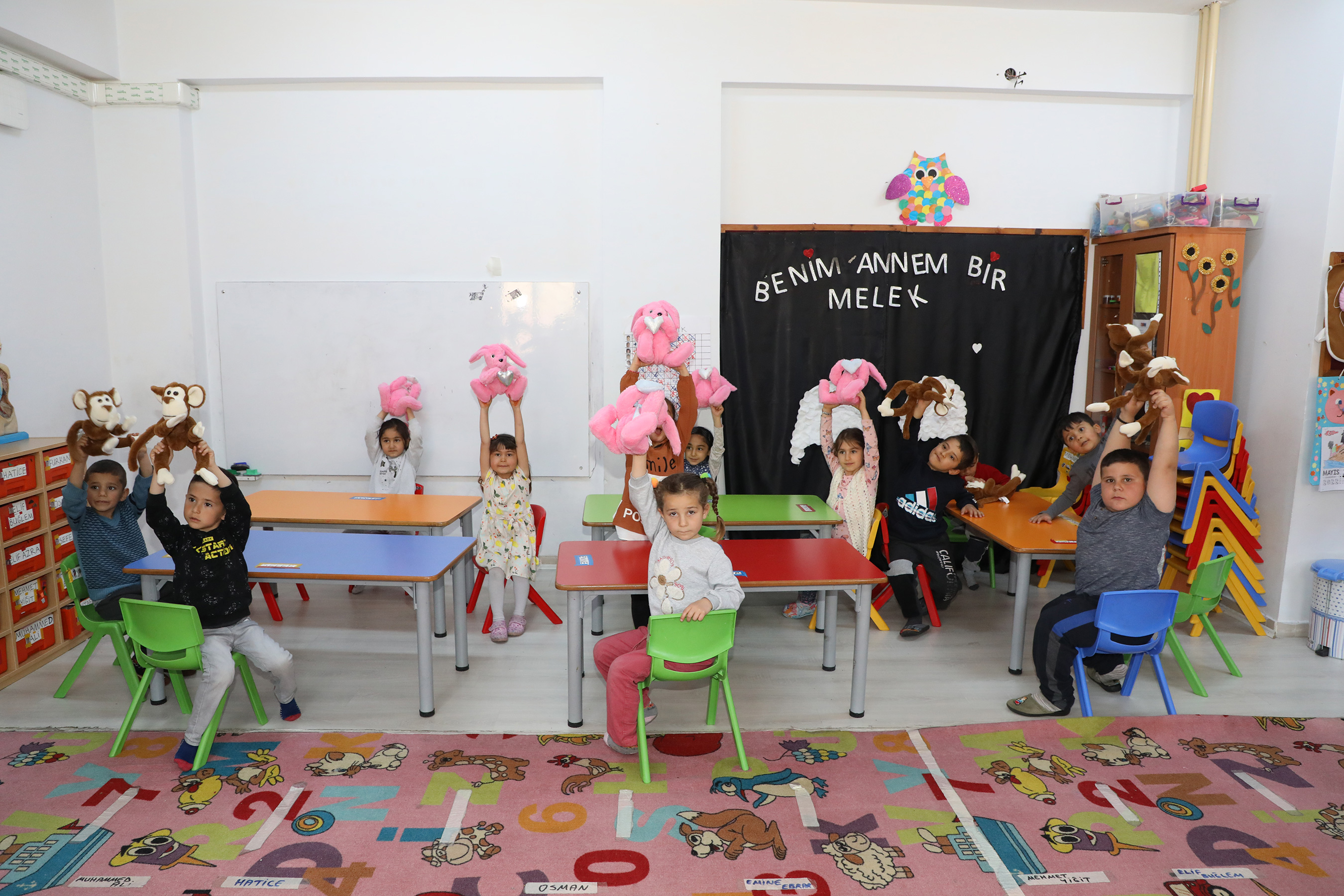 KOMEK'te Üretilen Sağlıklı Oyuncaklar Çocukları Mutlu Etti 