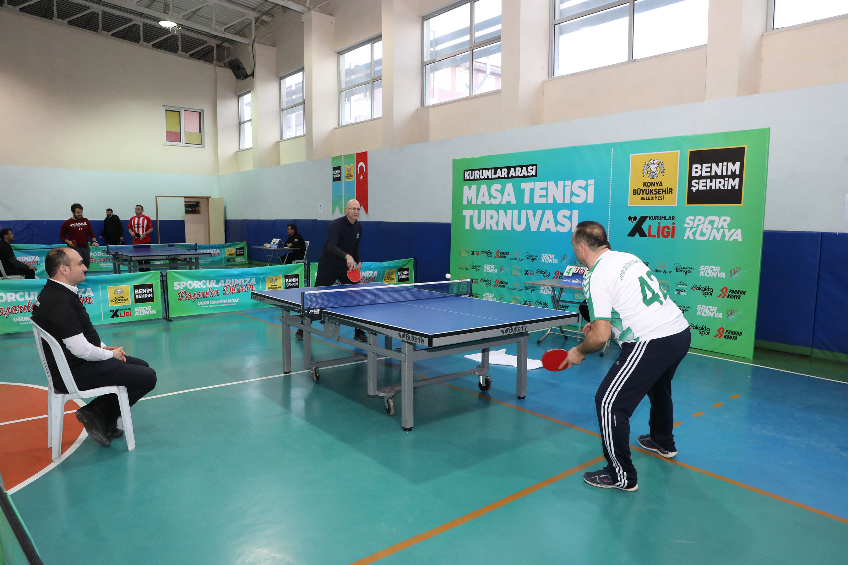 Büyükşehir'in 'Kurumlar Arası Masa Tenisi Turnuvası' Başladı