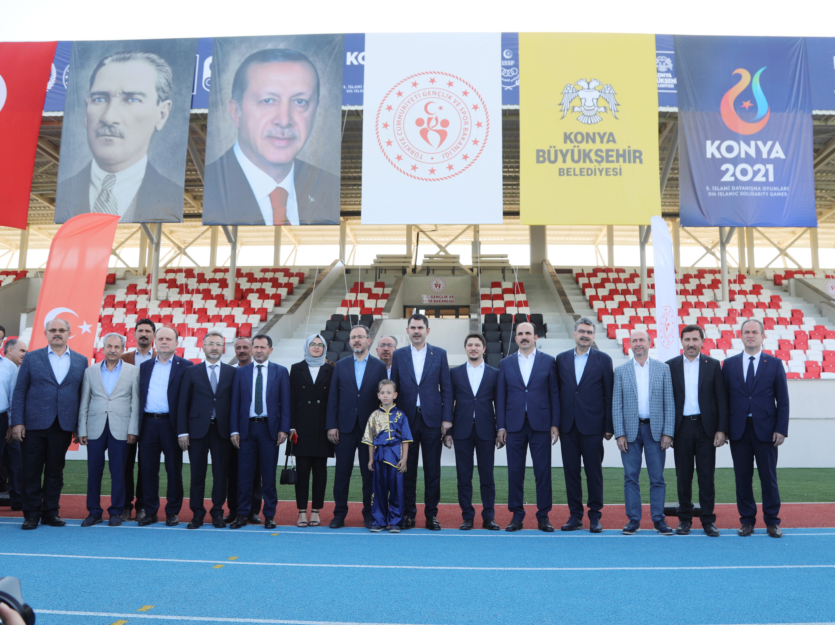 Konya'ya Dünya Standartlarında Atletizm Pistinin Açılışı Yapıldı