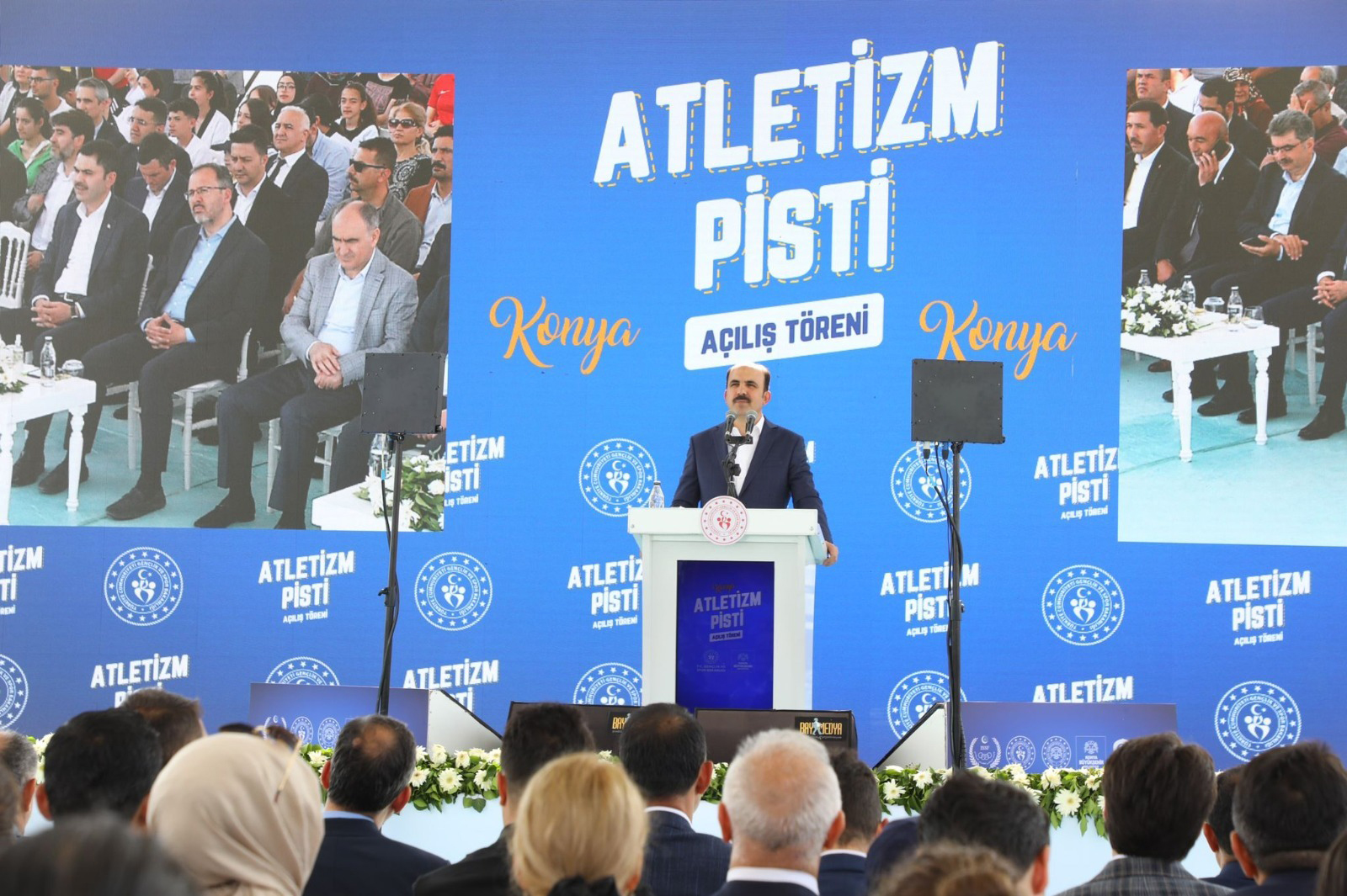 Konya'ya Dünya Standartlarında Atletizm Pistinin Açılışı Yapıldı