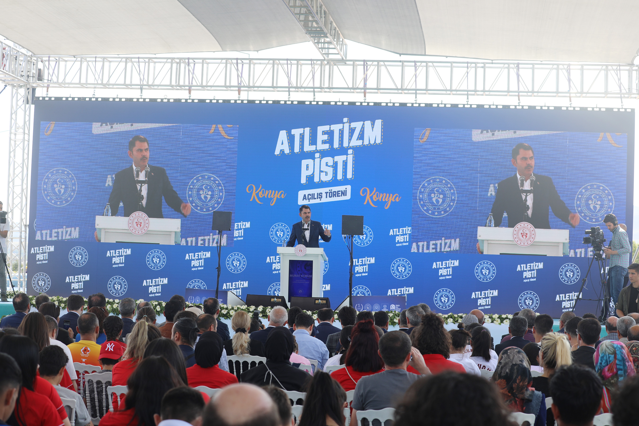Konya'ya Dünya Standartlarında Atletizm Pistinin Açılışı Yapıldı