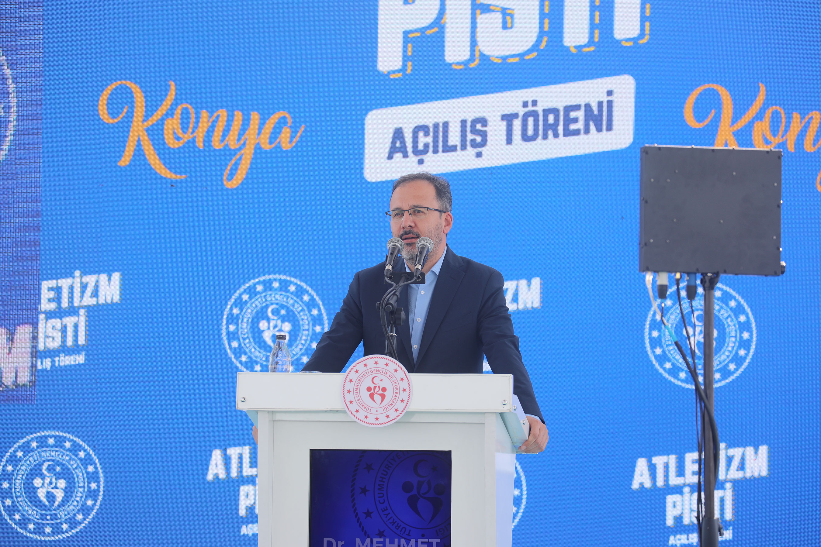Konya'ya Dünya Standartlarında Atletizm Pistinin Açılışı Yapıldı