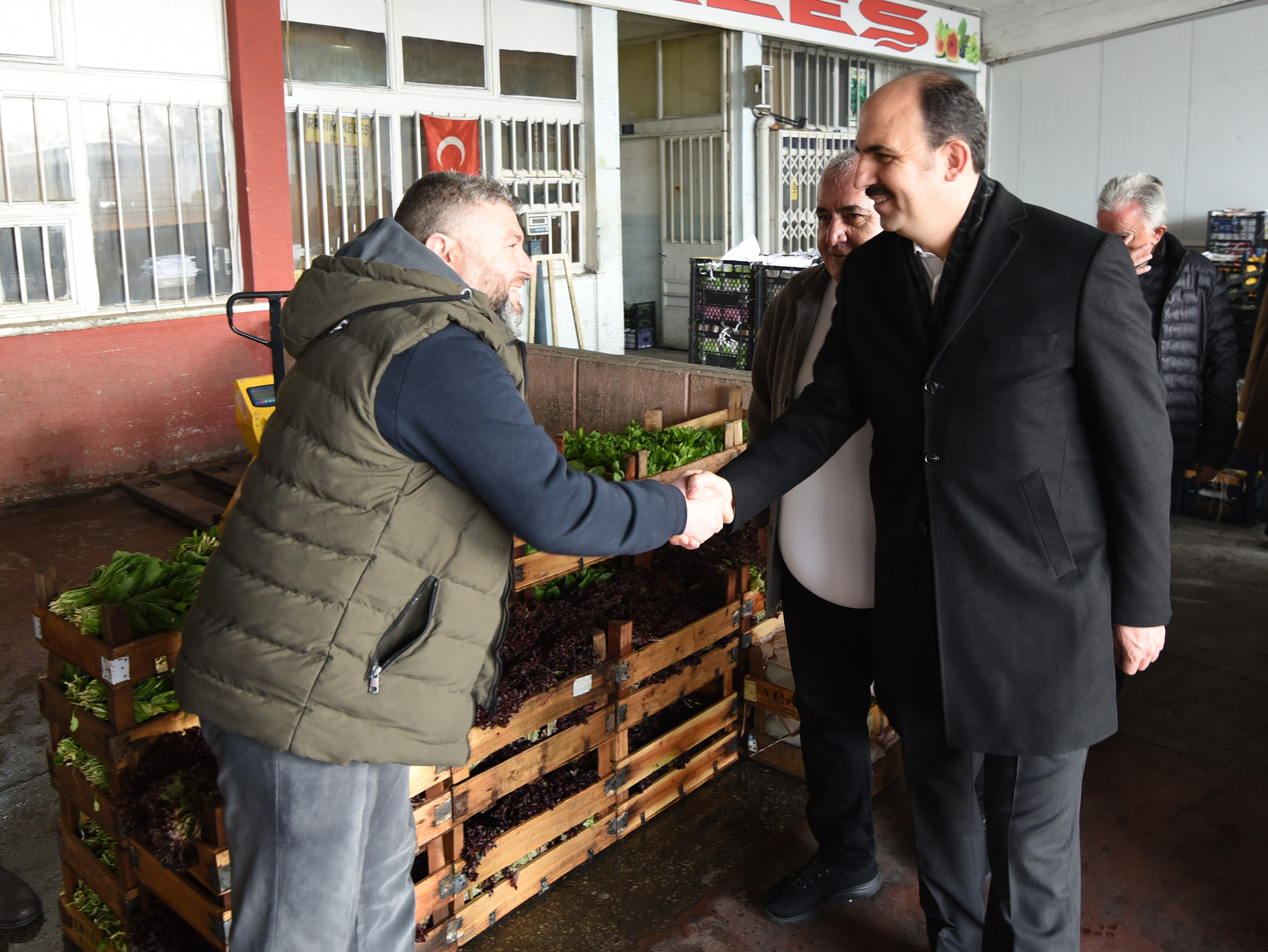 Başkan Altay Sebze Hali Esnafıyla Buluştu