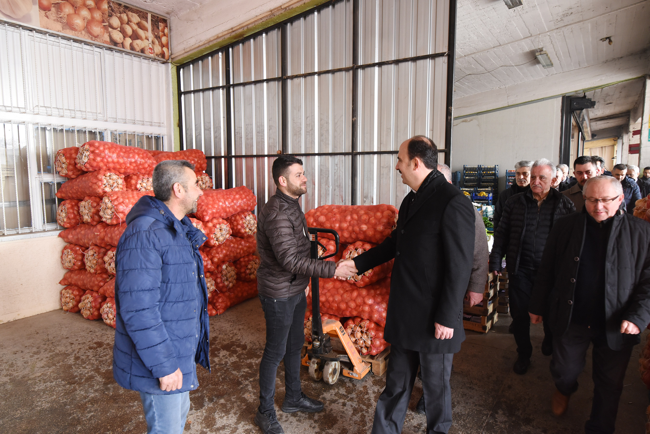 Başkan Altay Sebze Hali Esnafıyla Buluştu