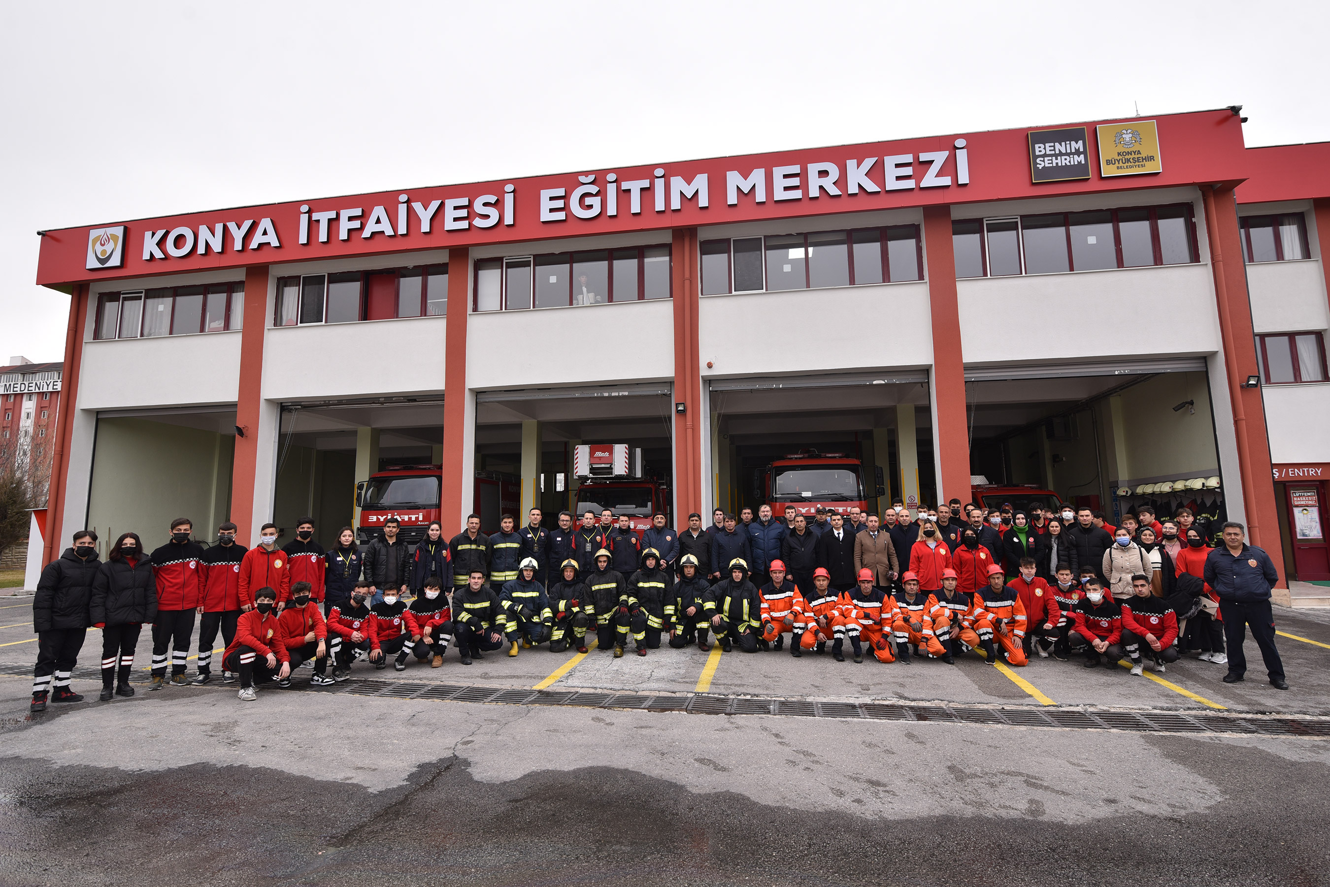 Konya Büyükşehir İtfaiyesi TİKA İşbirliğiyle Dünya İtfaiyecilerini Eğitiyor