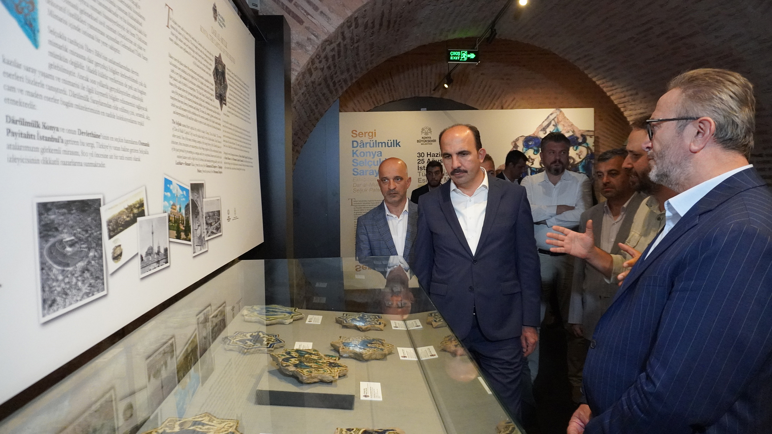 İstanbul'da Açılan 'Darülmülk Konya Selçuklu Sarayları Sergisi' İki Payitahtı Buluşturdu