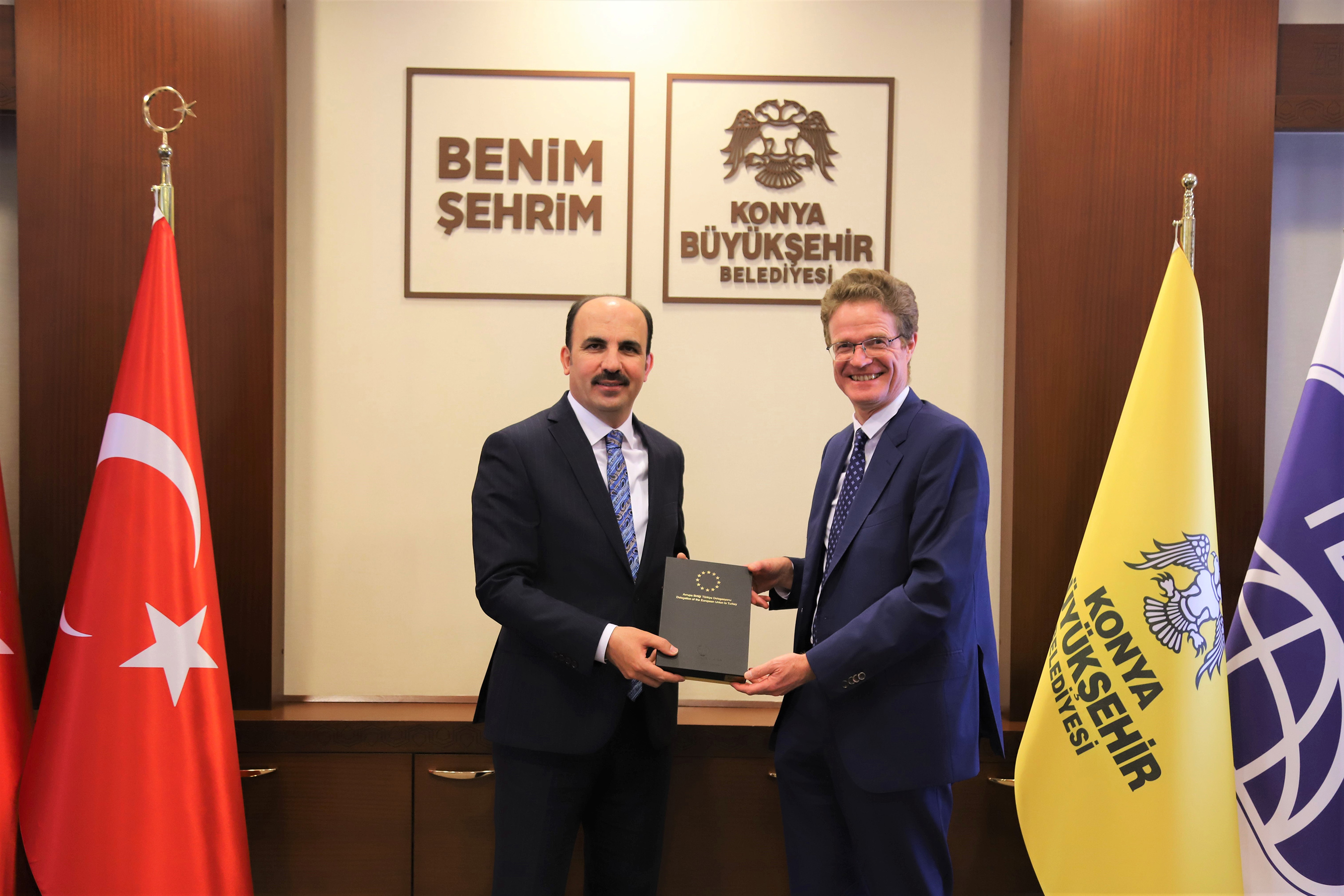 Başkan Altay Diplomatik Misafirleri Ağırladı 