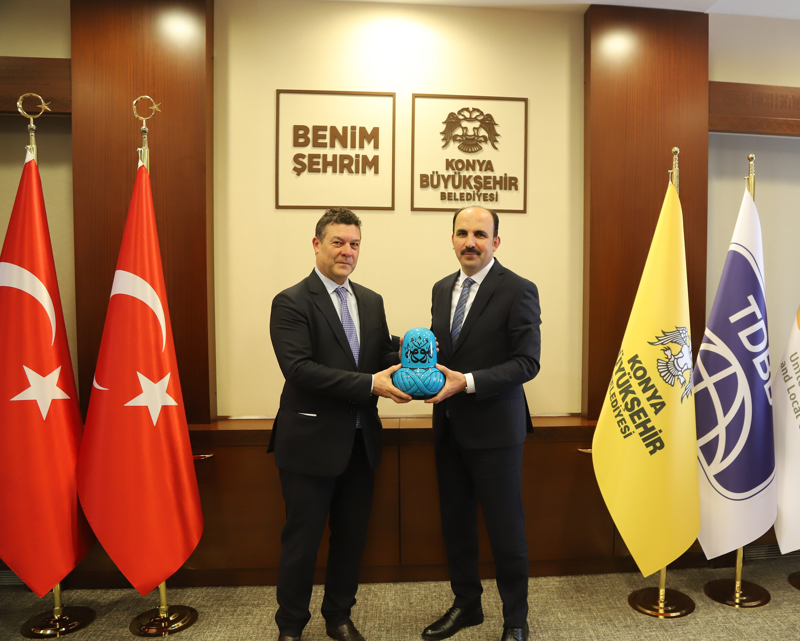 Başkan Altay Diplomatik Misafirleri Ağırladı 