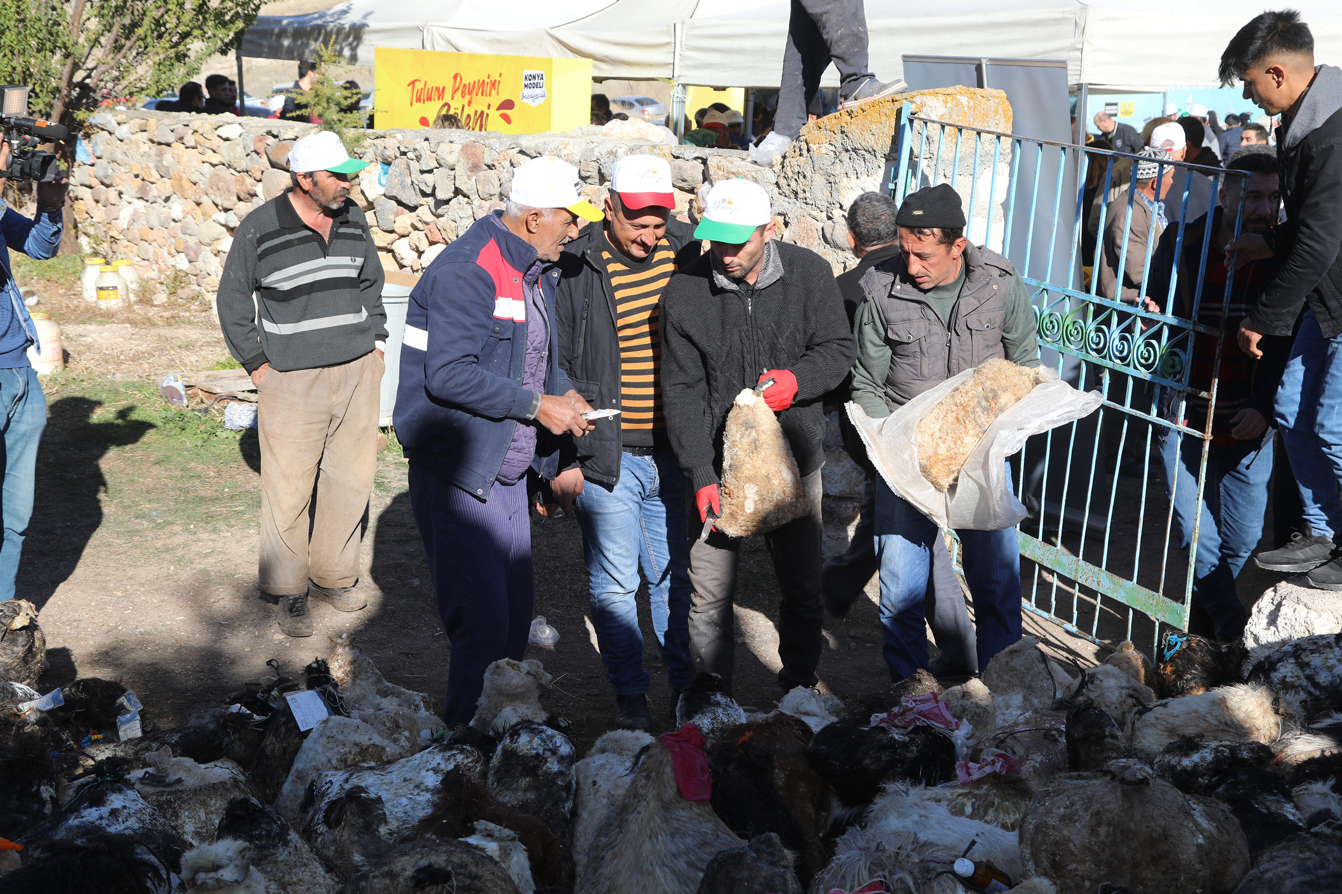 Konya Büyükşehir Kızılören'de Mağaradan Peynir Çıkarma Geleneğini Yaşatıyor 