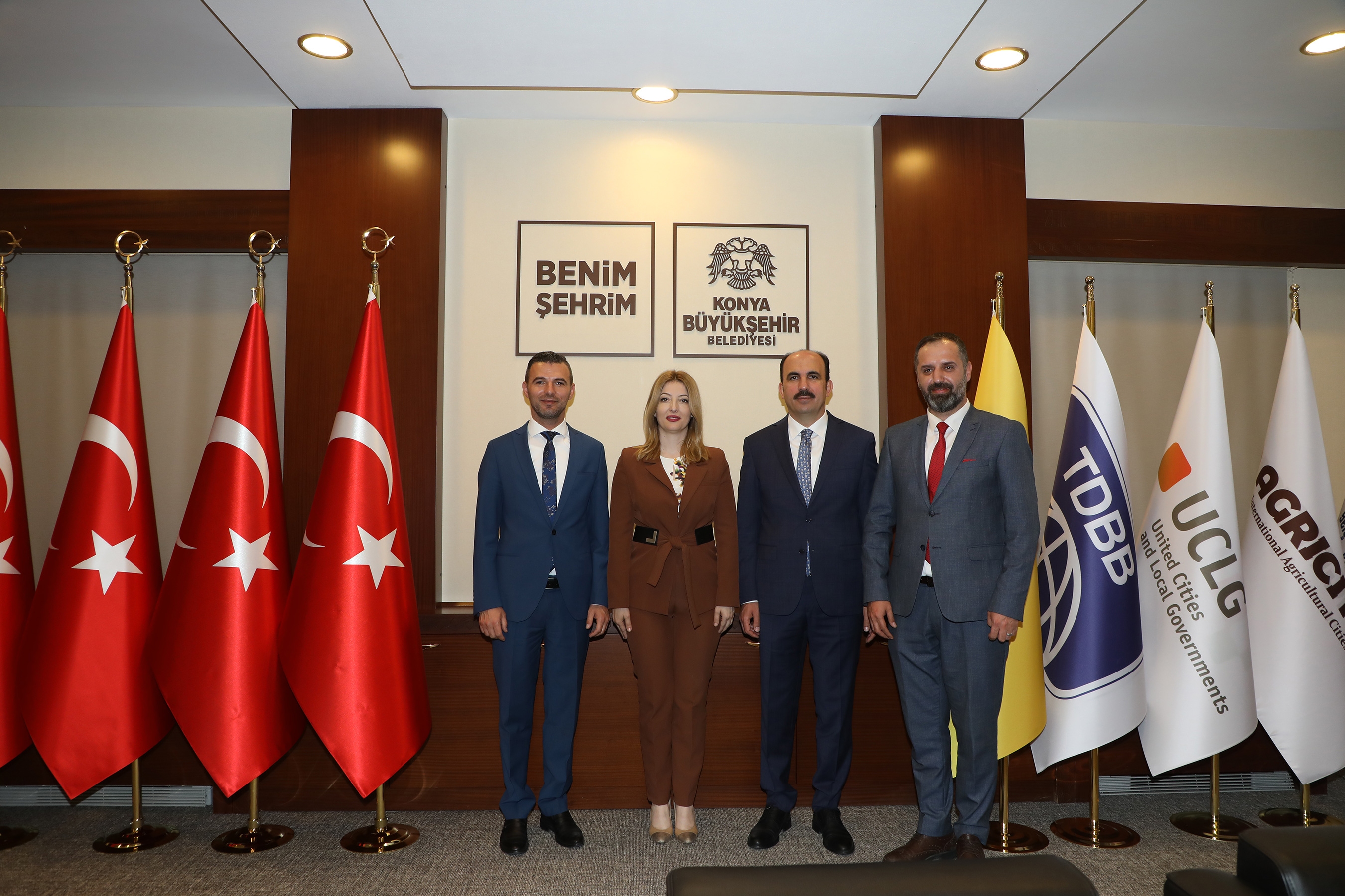 Konya ile Üsküp Arasında Kardeş Şehir Ön Protokolü İmzalandı