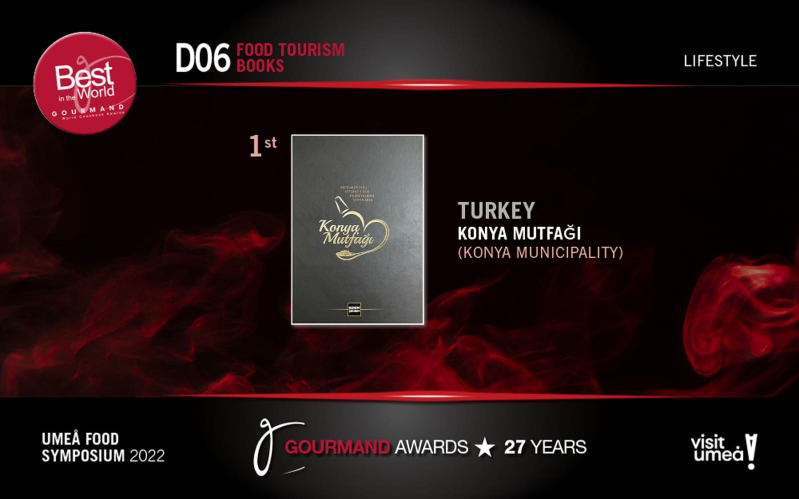 Konya Büyükşehir'e Uluslararası Gastronomi Kitabı Ödülü