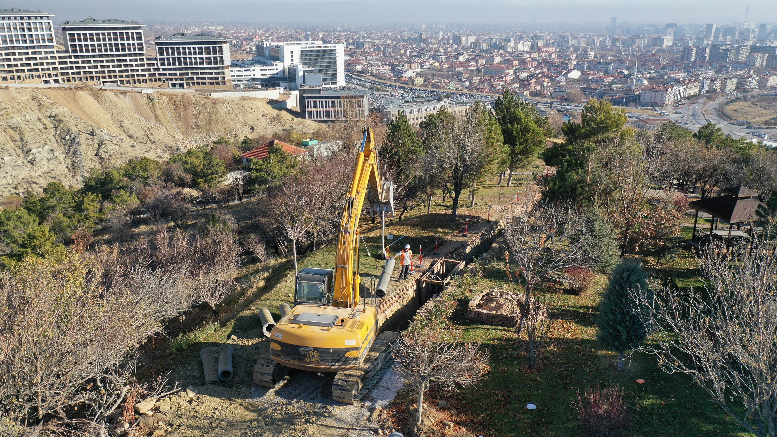 Akyokuş Kasrı'nın Kanalizasyon Alt Yapısı Tamamlandı