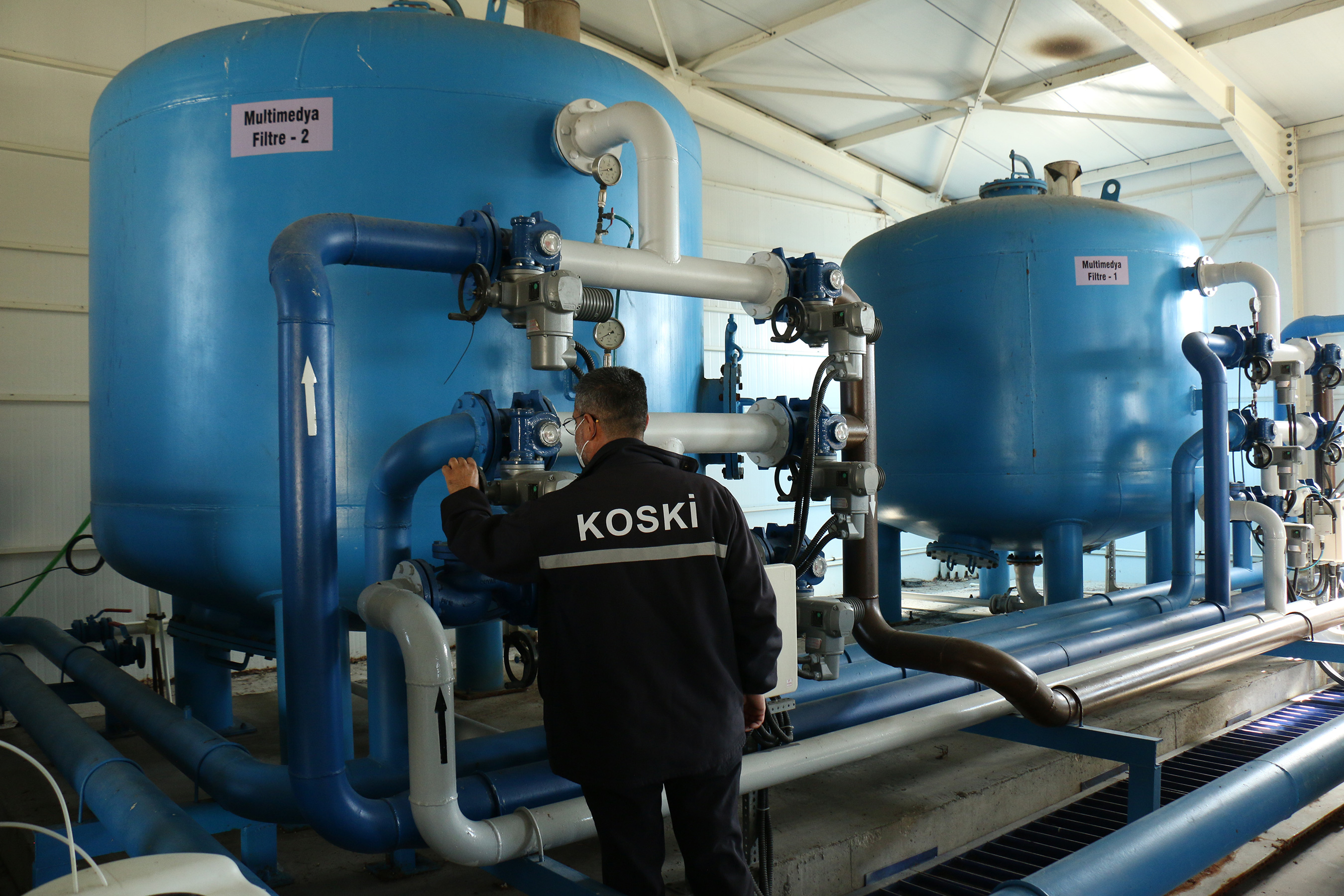 2022'de 245 Bin Metreküp Atık Su Mor Şebekeye Aktarıldı