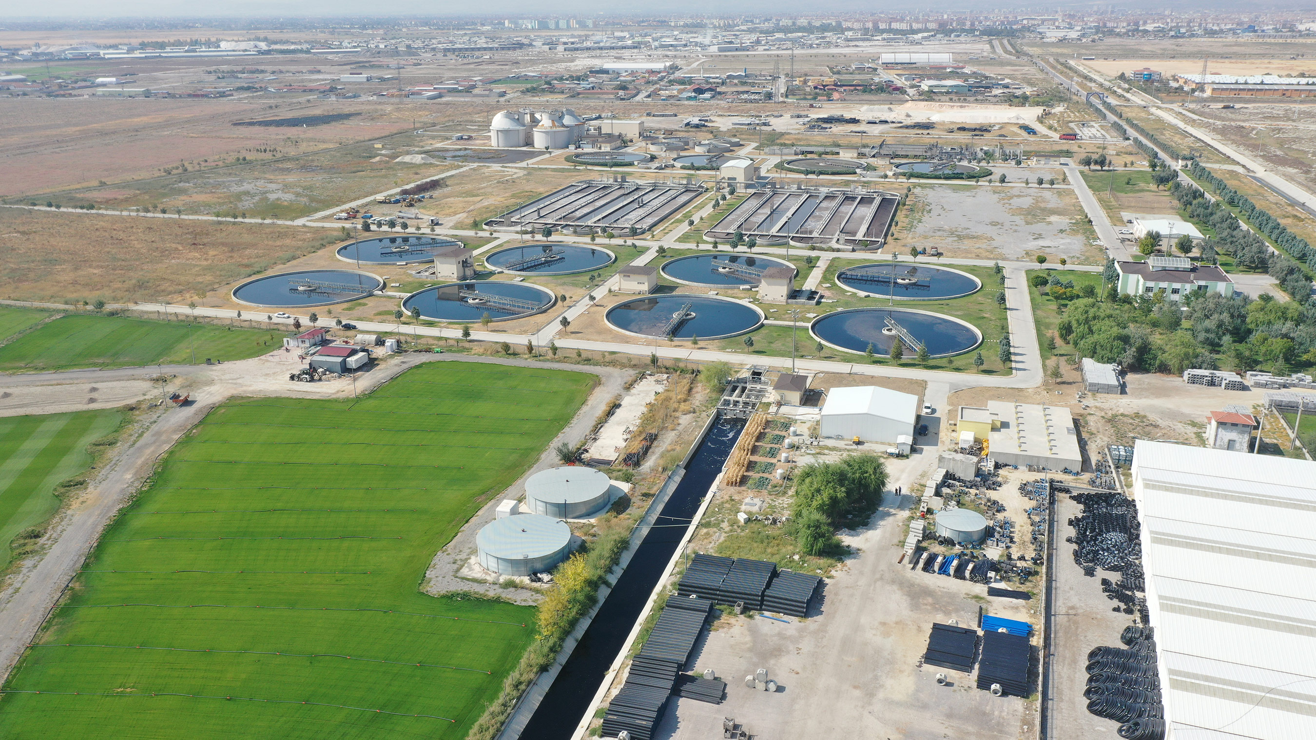 2022'de 245 Bin Metreküp Atık Su Mor Şebekeye Aktarıldı