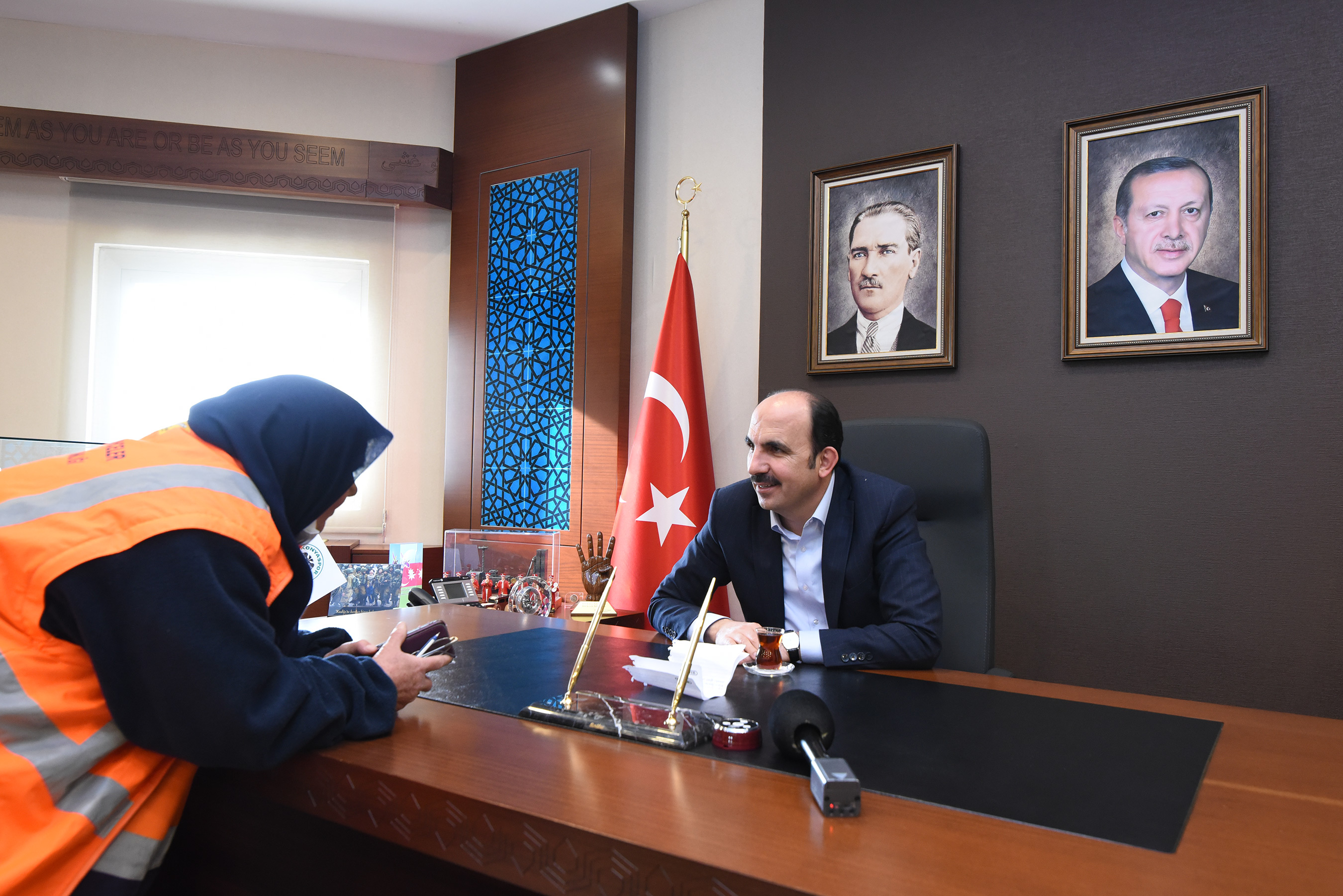 Başkan Altay Park ve Bahçeler Dairesi'nin Kadın Çalışanlarıyla Buluştu